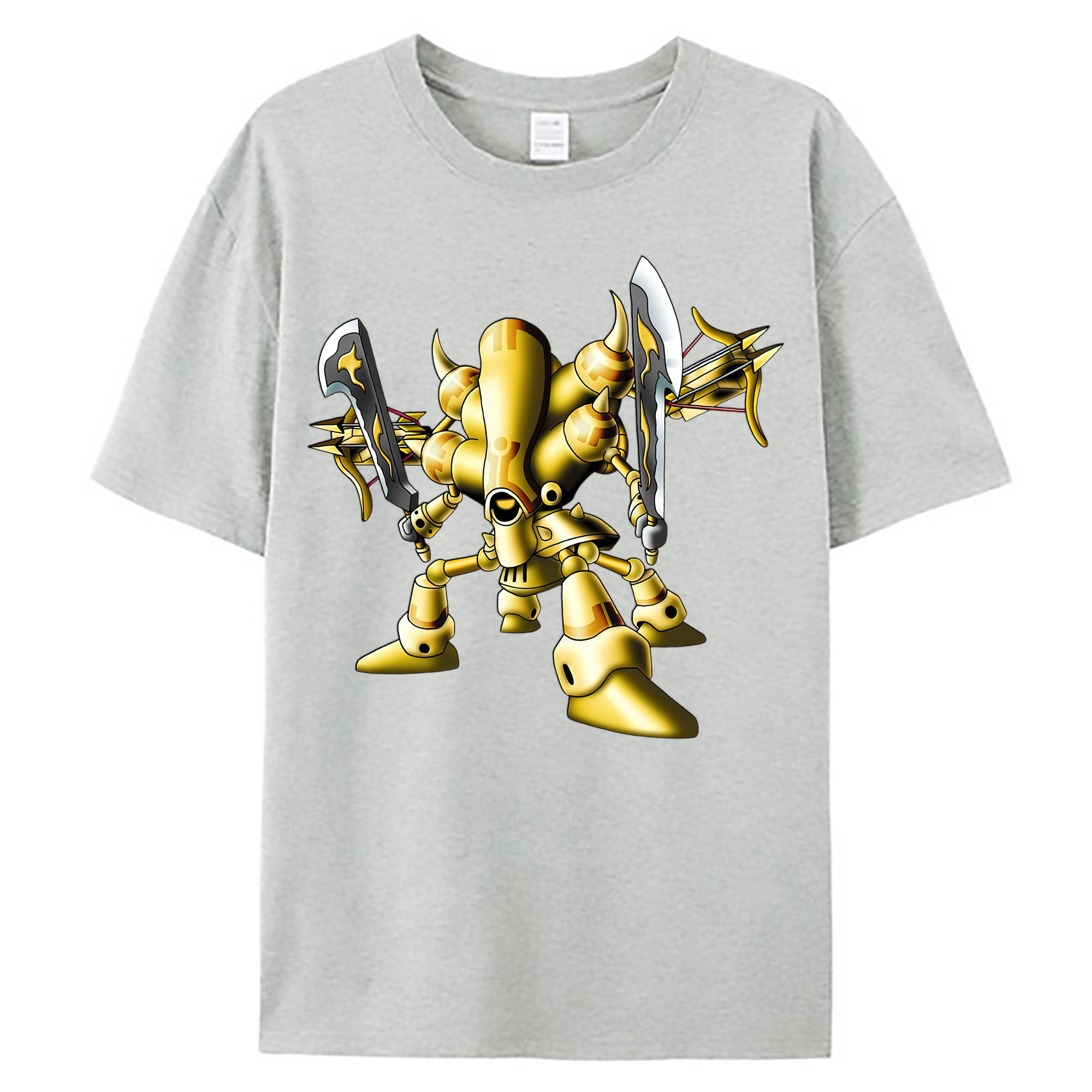 （画像用） ドラゴンクエスト Doragon Kuesuto Dragon Quest 綿100％ メンズ半袖Tシャツ｜肌触りやわらか＆通気性