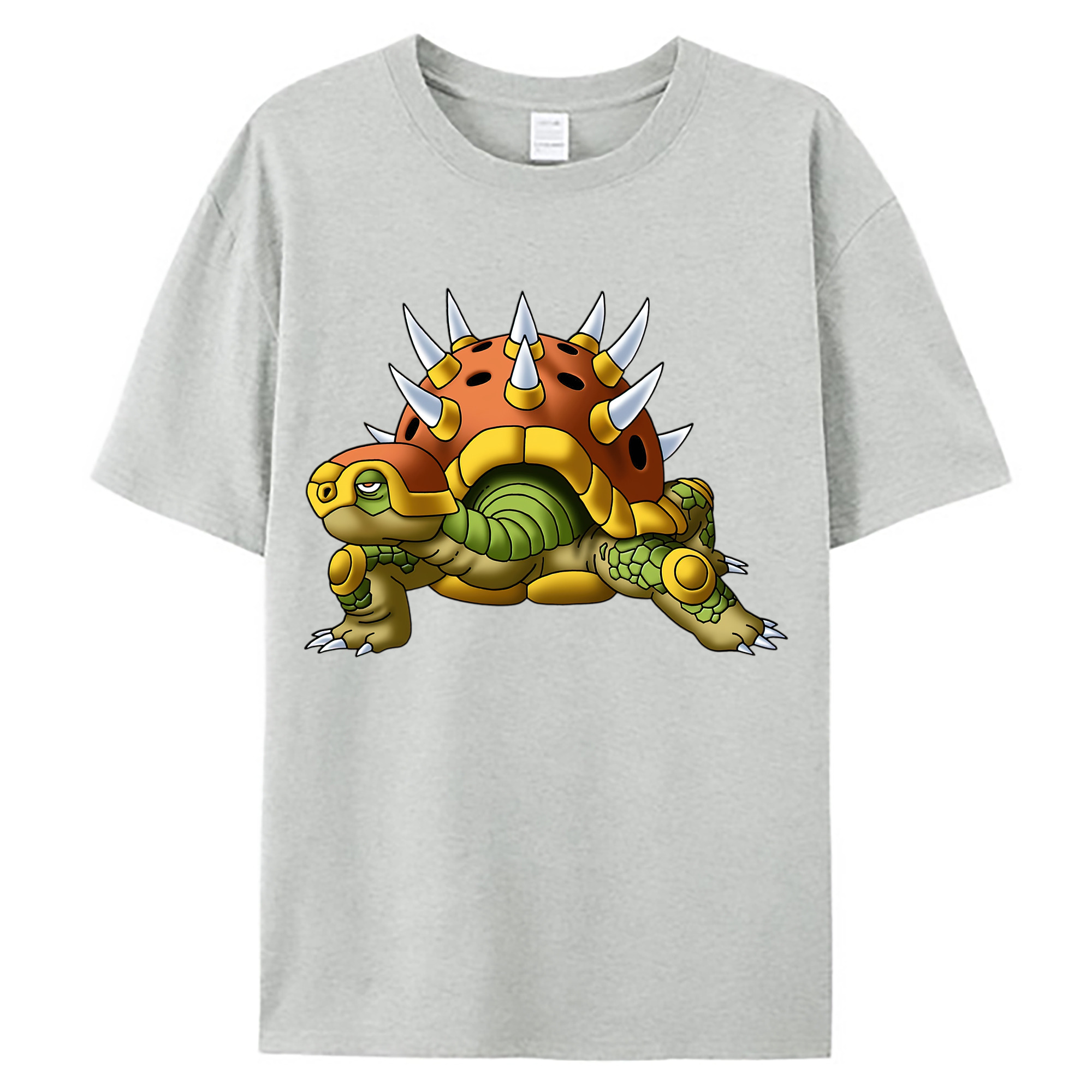 （画像用） ドラゴンクエスト Doragon Kuesuto Dragon Quest 綿100％ メンズ半袖Tシャツ｜肌触りやわらか＆通気性