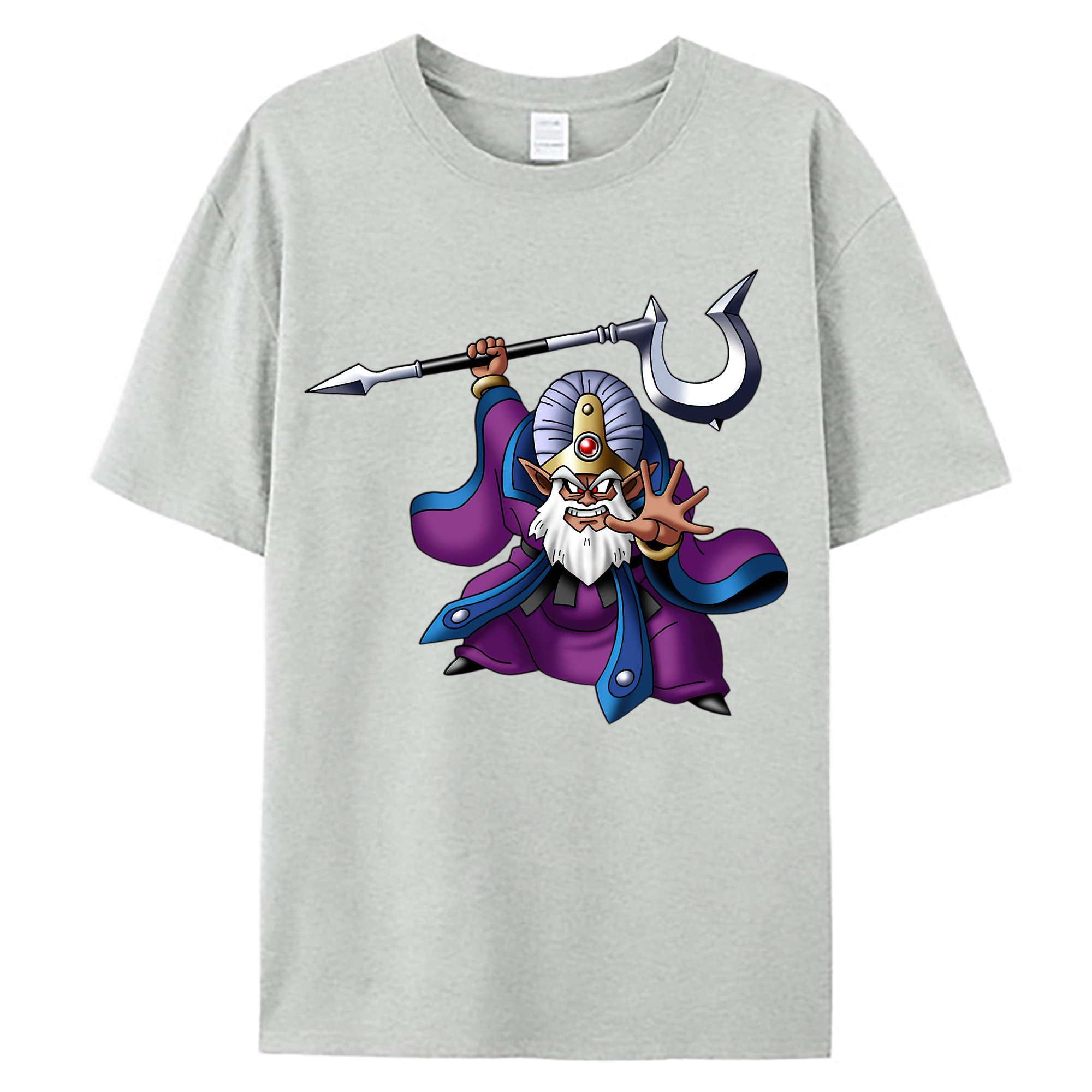 （画像用） ドラゴンクエスト Doragon Kuesuto Dragon Quest 綿100％ メンズ半袖Tシャツ｜肌触りやわらか＆通気性