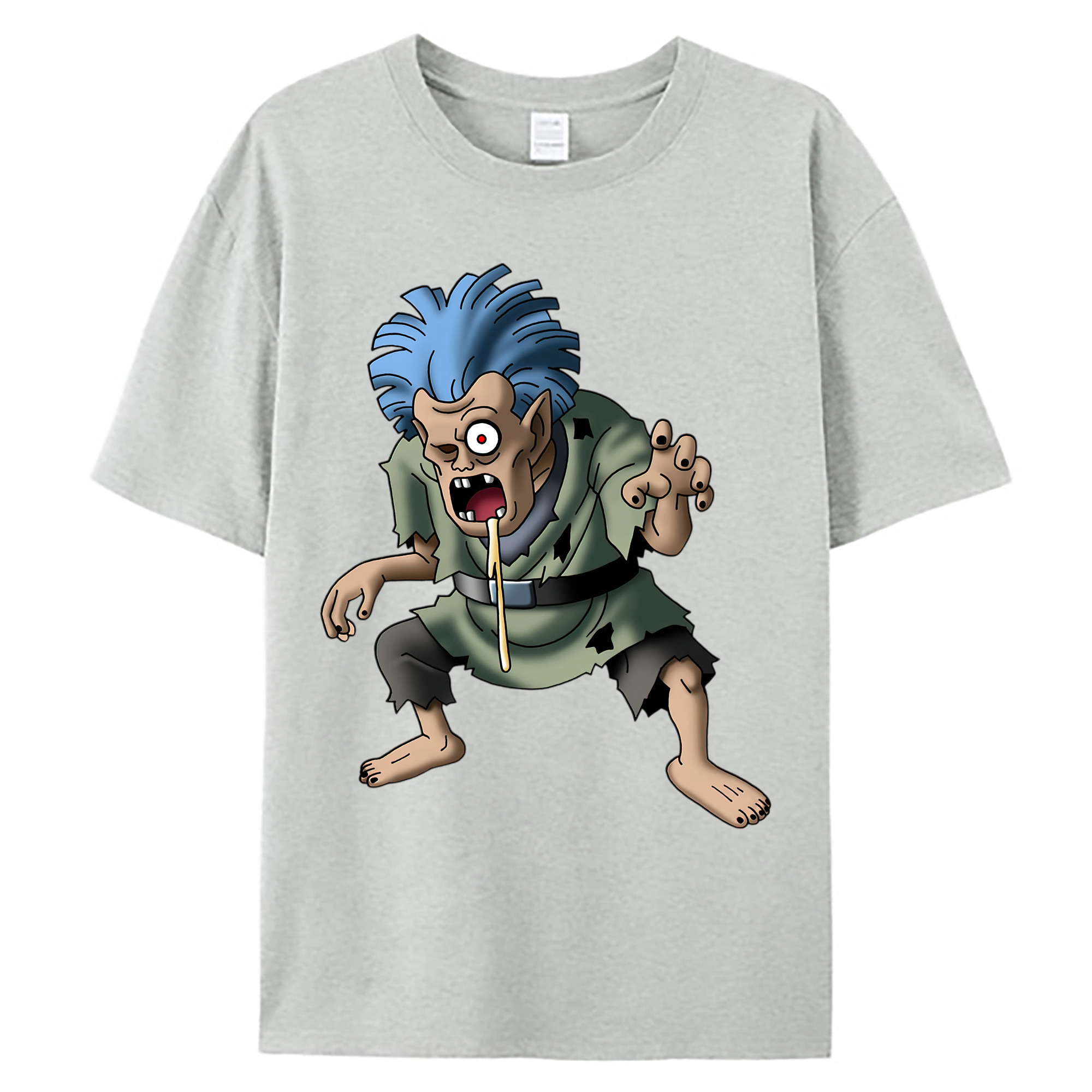 （画像用） ドラゴンクエスト Doragon Kuesuto Dragon Quest 綿100％ メンズ半袖Tシャツ｜肌触りやわらか＆通気性