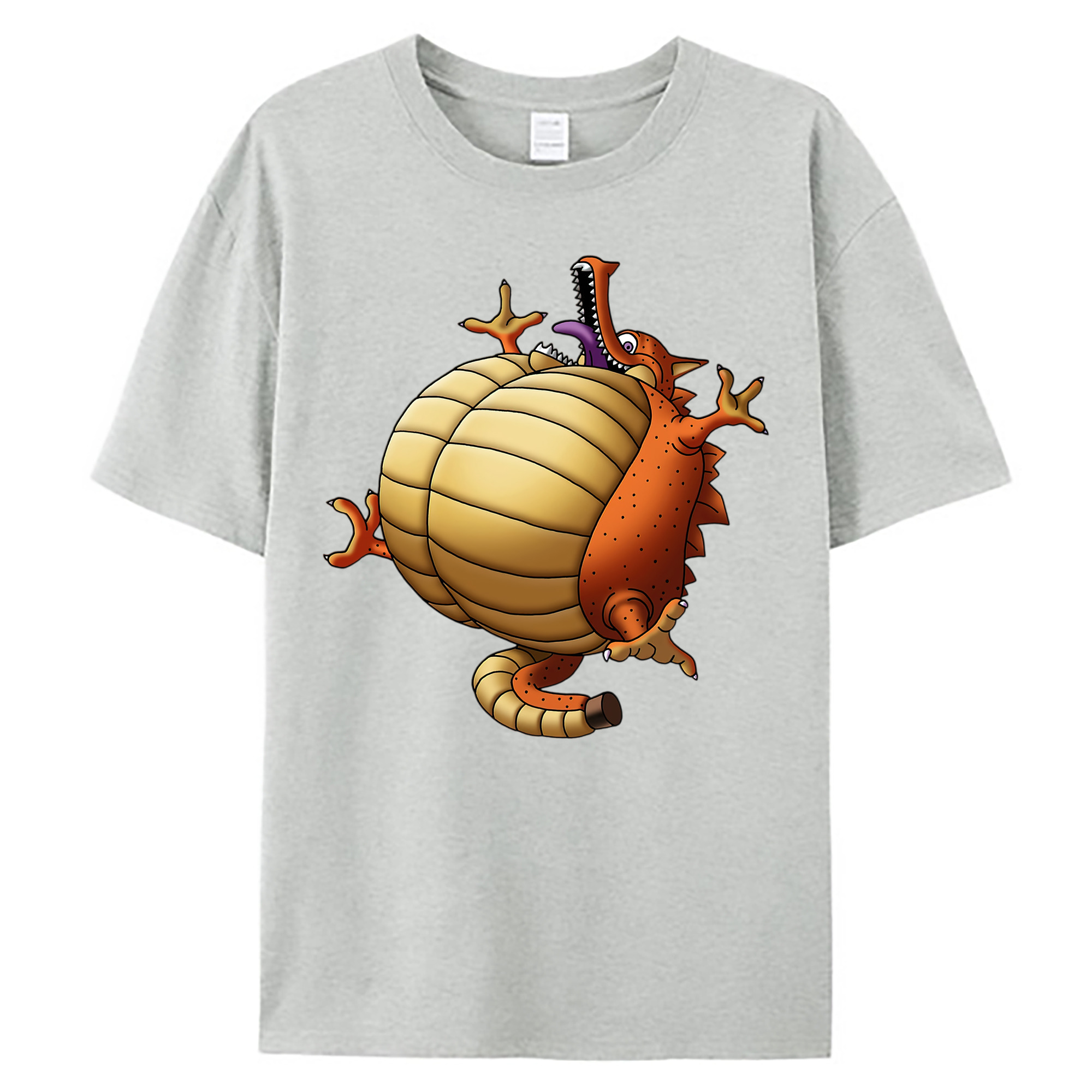 （画像用） ドラゴンクエスト Doragon Kuesuto Dragon Quest 綿100％ メンズ半袖Tシャツ｜肌触りやわらか＆通気性