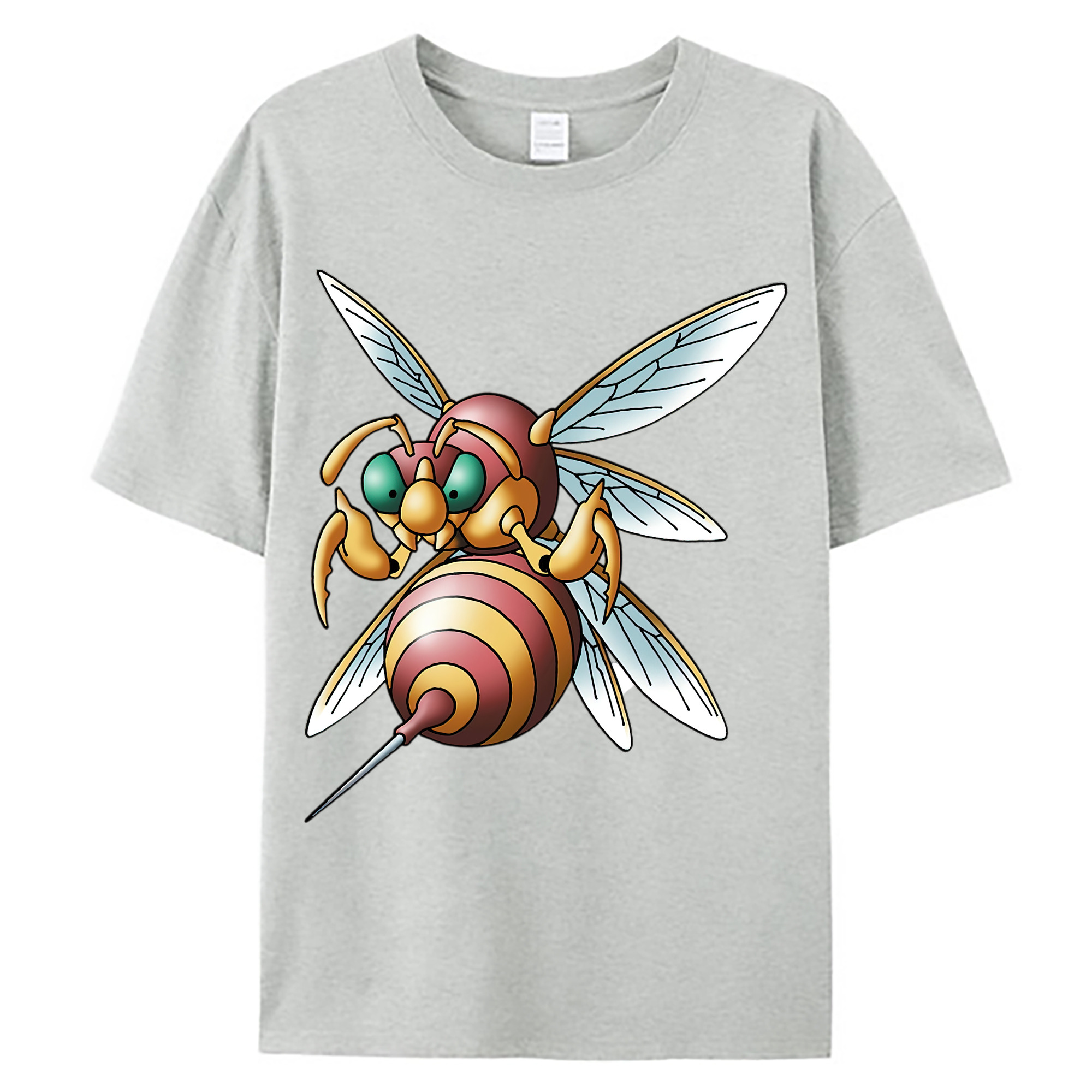 （画像用） ドラゴンクエスト Doragon Kuesuto Dragon Quest 綿100％ メンズ半袖Tシャツ｜肌触りやわらか＆通気性