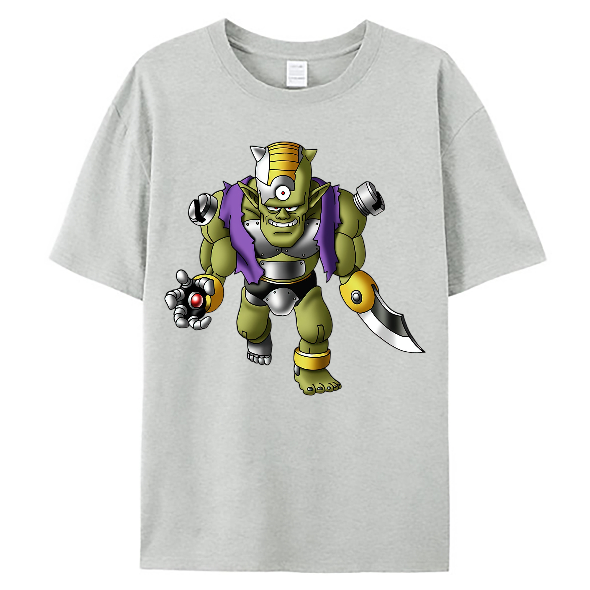 （画像用） ドラゴンクエスト Doragon Kuesuto Dragon Quest 綿100％ メンズ半袖Tシャツ｜肌触りやわらか＆通気性