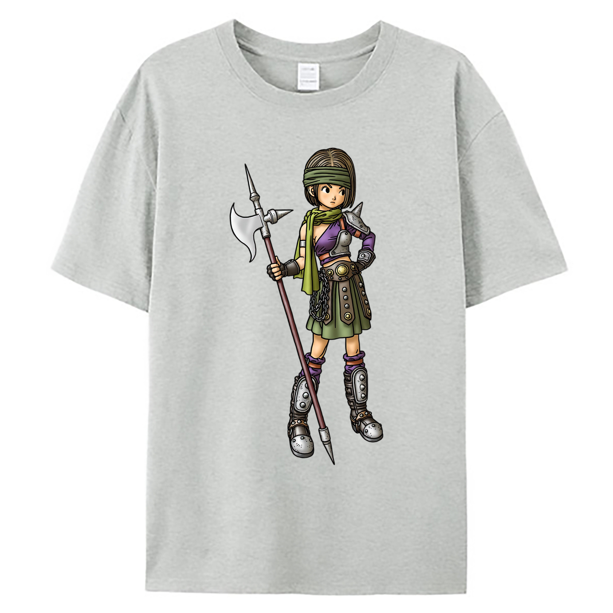（画像用） ドラゴンクエスト Doragon Kuesuto Dragon Quest 綿100％ メンズ半袖Tシャツ｜肌触りやわらか＆通気性