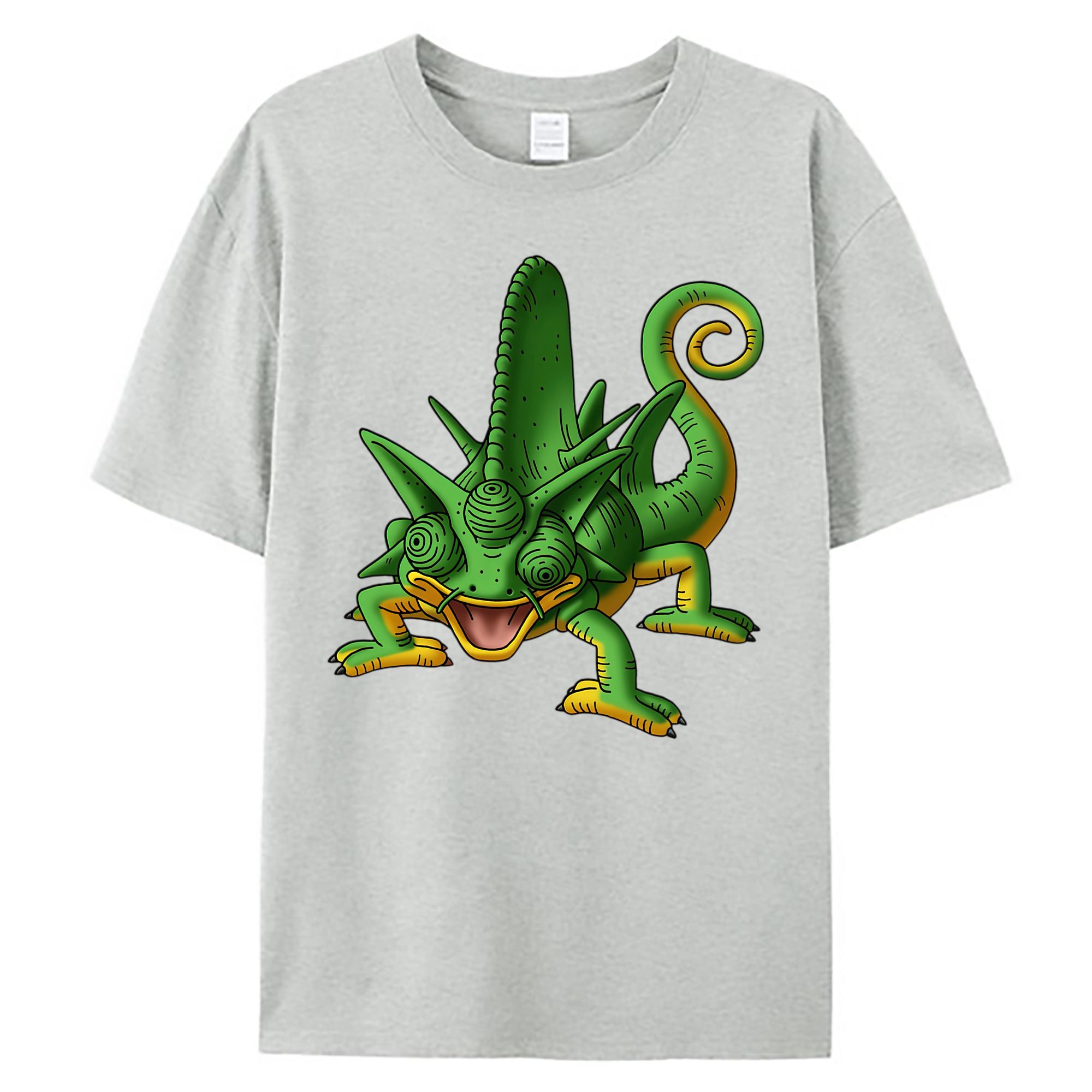 （画像用） ドラゴンクエスト Doragon Kuesuto Dragon Quest 綿100％ メンズ半袖Tシャツ｜肌触りやわらか＆通気性