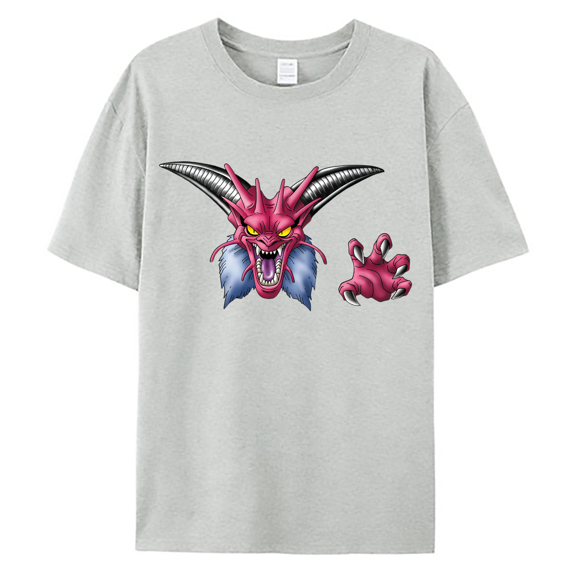 （画像用） ドラゴンクエスト Doragon Kuesuto Dragon Quest 綿100％ メンズ半袖Tシャツ｜肌触りやわらか＆通気性