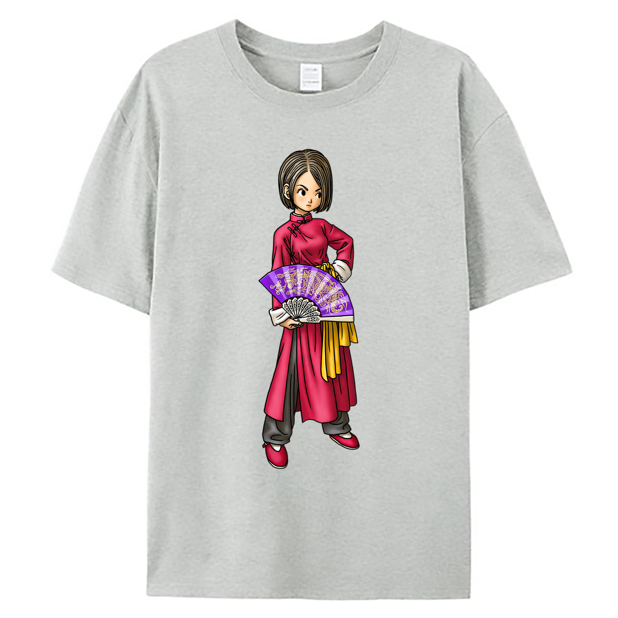 （画像用） ドラゴンクエスト Doragon Kuesuto Dragon Quest 綿100％ メンズ半袖Tシャツ｜肌触りやわらか＆通気性