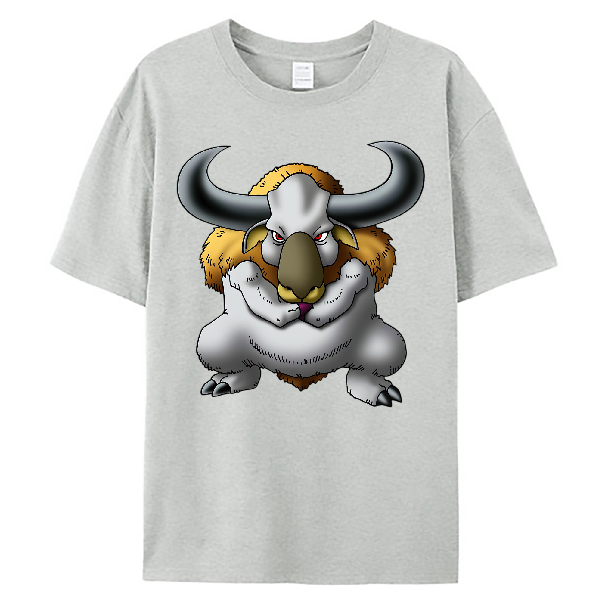 （画像用） ドラゴンクエスト Doragon Kuesuto Dragon Quest 綿100％ メンズ半袖Tシャツ｜肌触りやわらか＆通気性