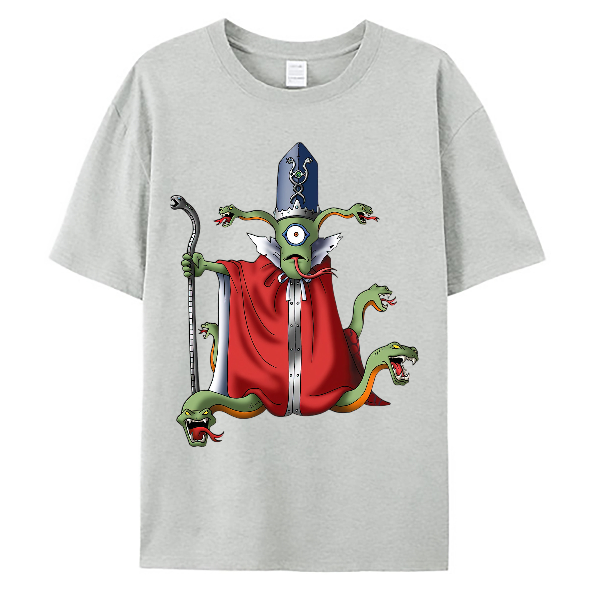 （画像用） ドラゴンクエスト Doragon Kuesuto Dragon Quest 綿100％ メンズ半袖Tシャツ｜肌触りやわらか＆通気性