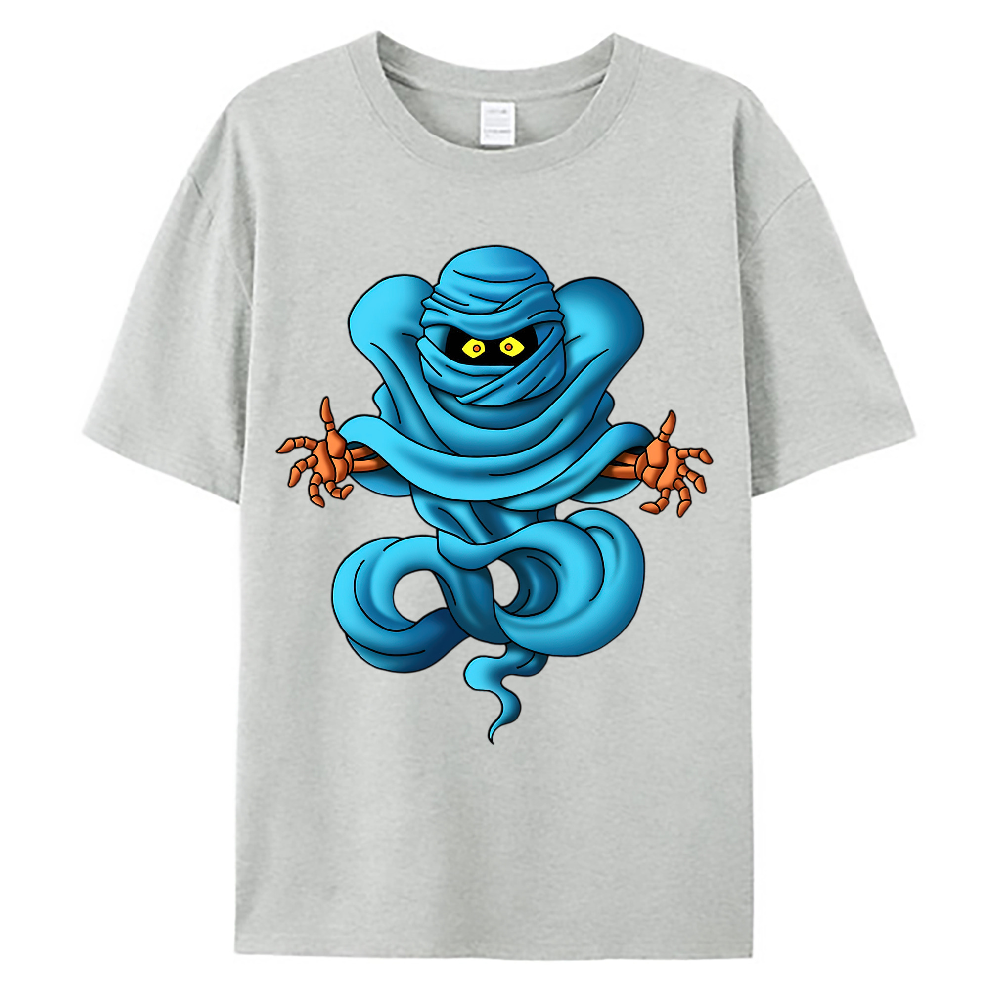 （画像用） ドラゴンクエスト Doragon Kuesuto Dragon Quest 綿100％ メンズ半袖Tシャツ｜肌触りやわらか＆通気性
