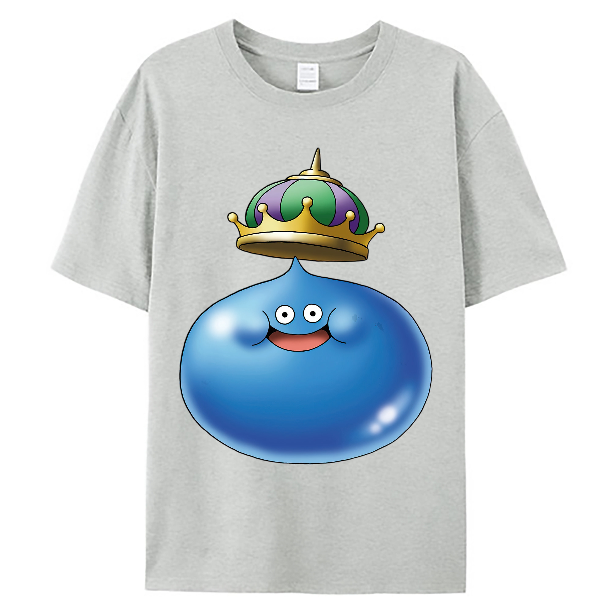 （画像用） ドラゴンクエスト Doragon Kuesuto Dragon Quest 綿100％ メンズ半袖Tシャツ｜肌触りやわらか＆通気性
