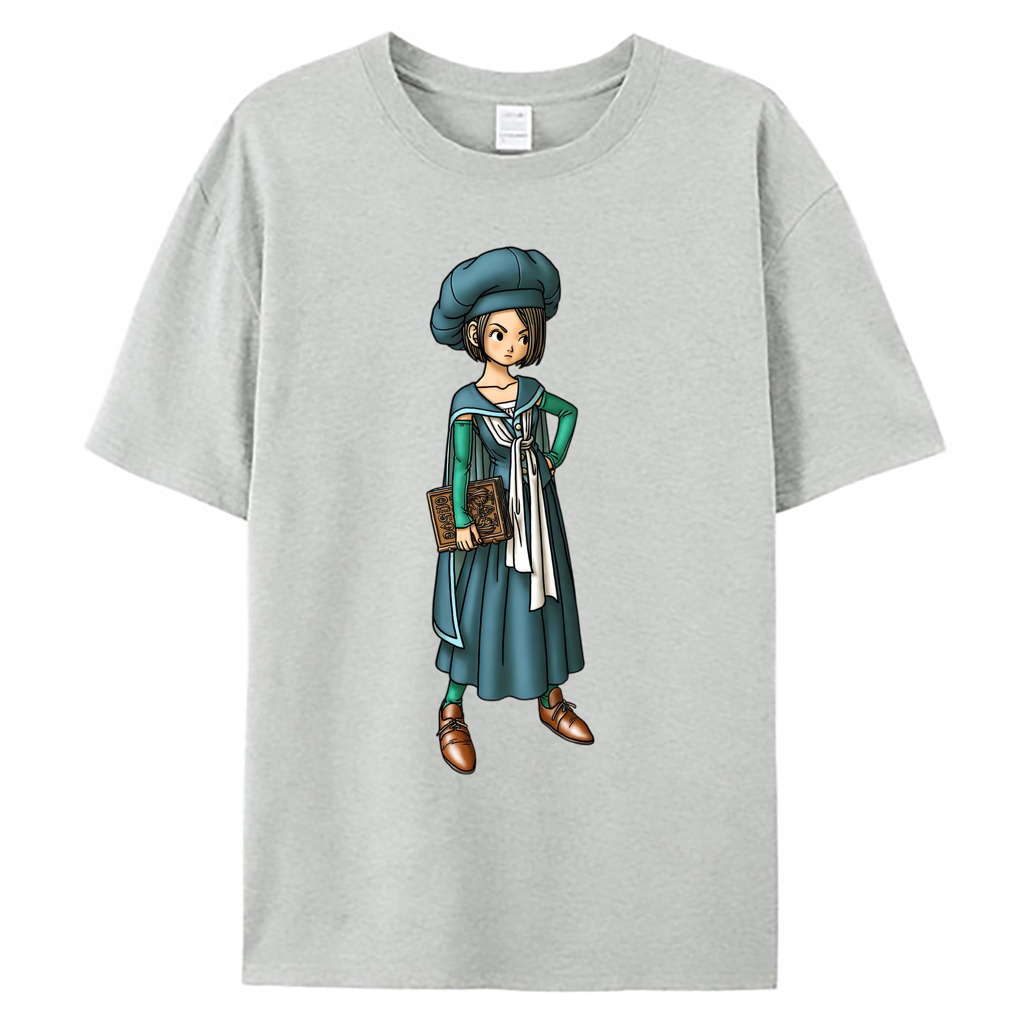 （画像用） ドラゴンクエスト Doragon Kuesuto Dragon Quest 綿100％ メンズ半袖Tシャツ｜肌触りやわらか＆通気性