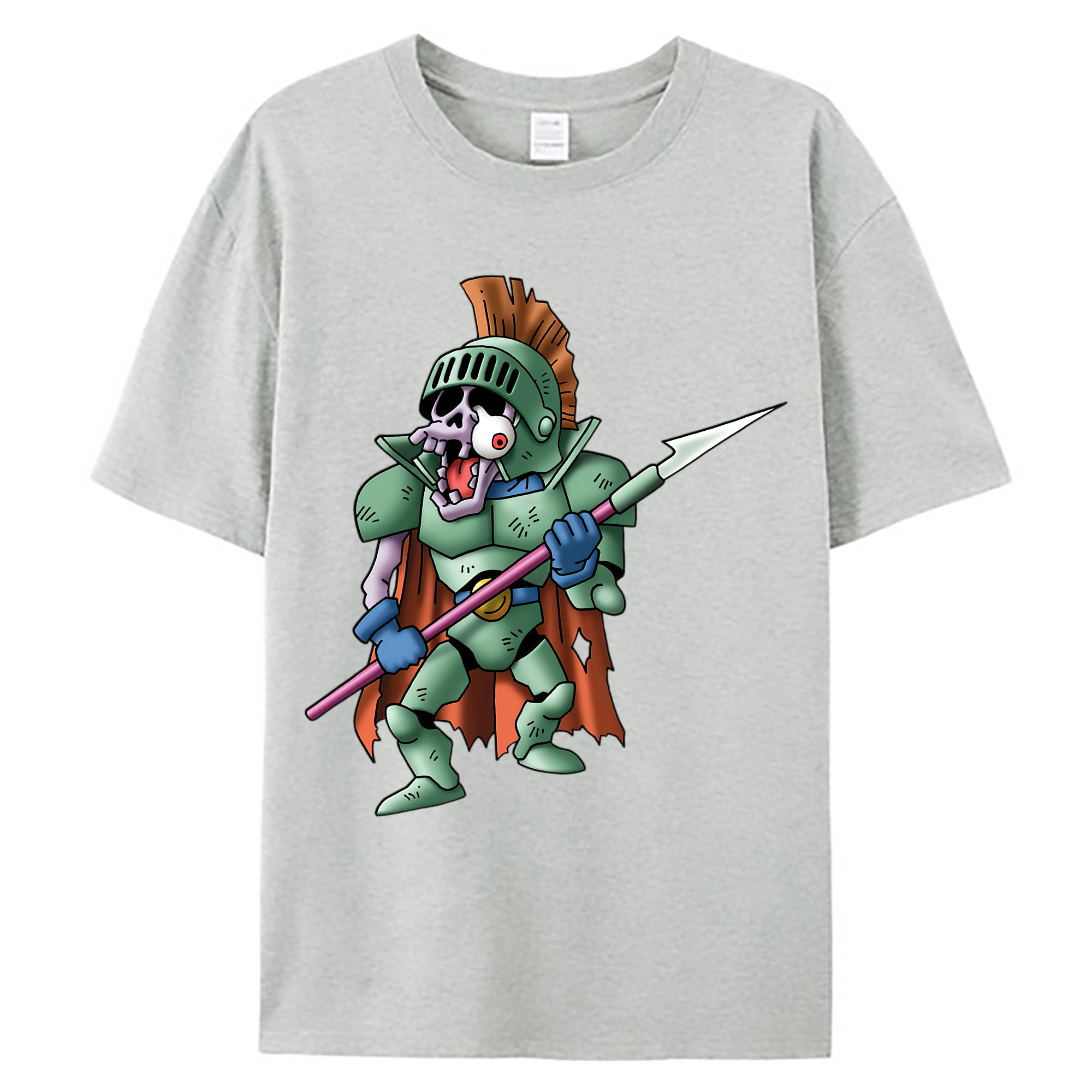 （画像用） ドラゴンクエスト Doragon Kuesuto Dragon Quest 綿100％ メンズ半袖Tシャツ｜肌触りやわらか＆通気性