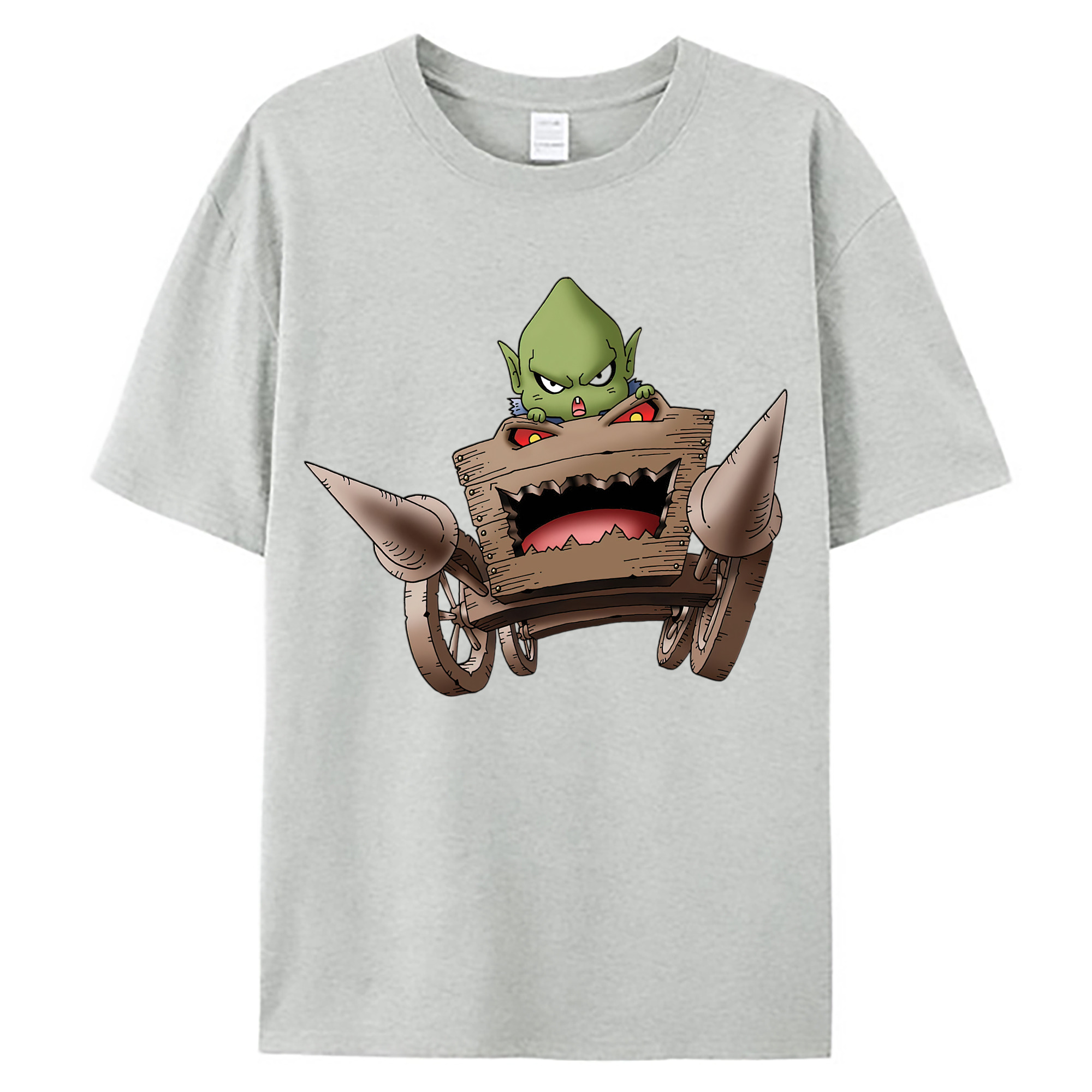 （画像用） ドラゴンクエスト Doragon Kuesuto Dragon Quest 綿100％ メンズ半袖Tシャツ｜肌触りやわらか＆通気性