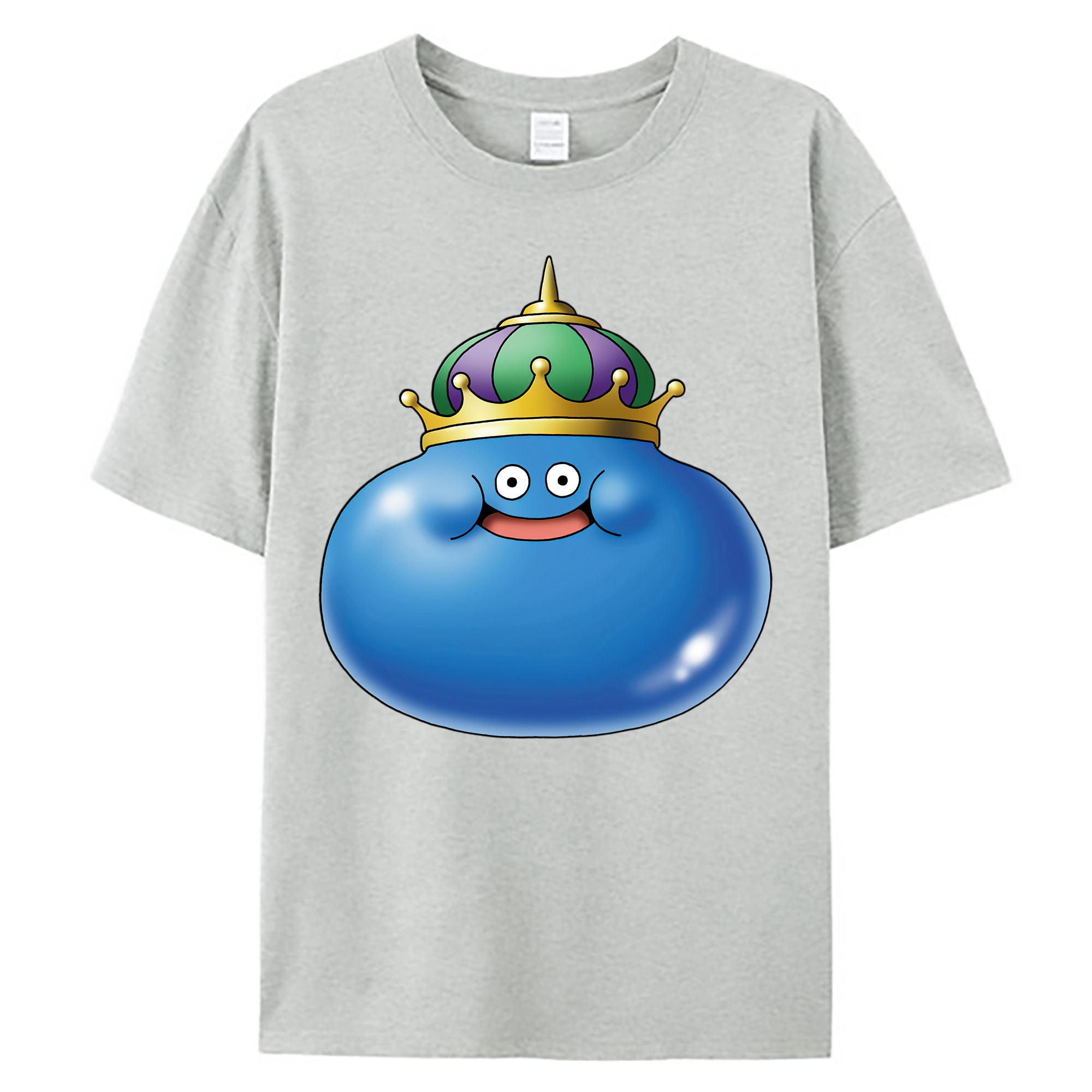 （画像用） ドラゴンクエスト Doragon Kuesuto Dragon Quest 綿100％ メンズ半袖Tシャツ｜肌触りやわらか＆通気性
