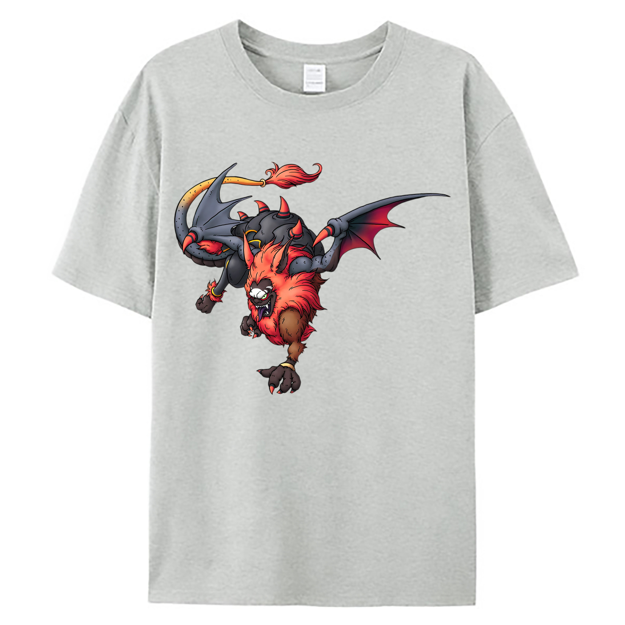 （画像用） ドラゴンクエスト Doragon Kuesuto Dragon Quest 綿100％ メンズ半袖Tシャツ｜肌触りやわらか＆通気性