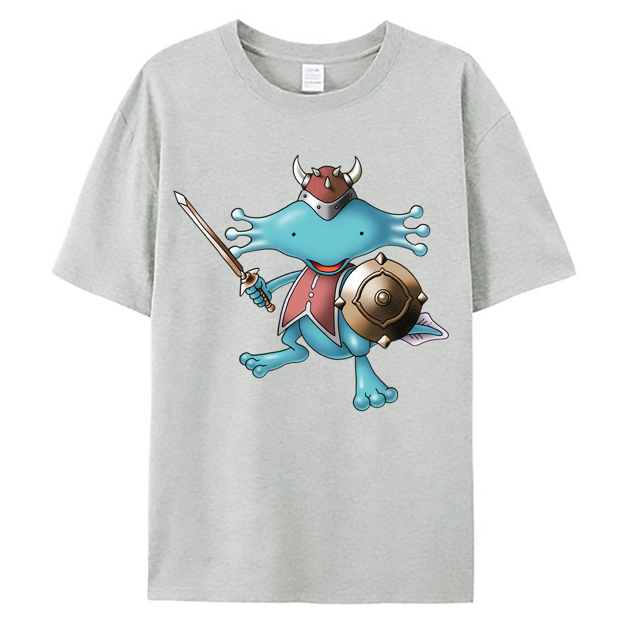 （画像用） ドラゴンクエスト Doragon Kuesuto Dragon Quest 綿100％ メンズ半袖Tシャツ｜肌触りやわらか＆通気性