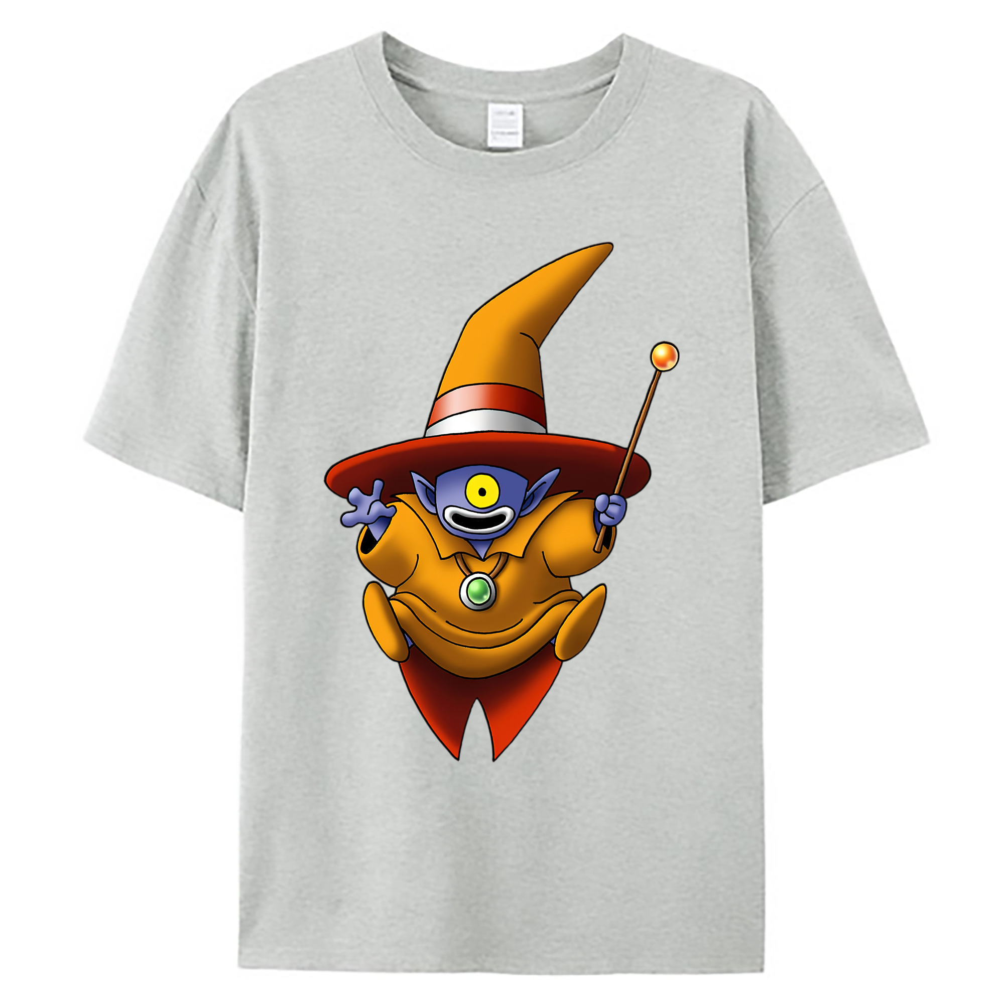 （画像用） ドラゴンクエスト Doragon Kuesuto Dragon Quest 綿100％ メンズ半袖Tシャツ｜肌触りやわらか＆通気性