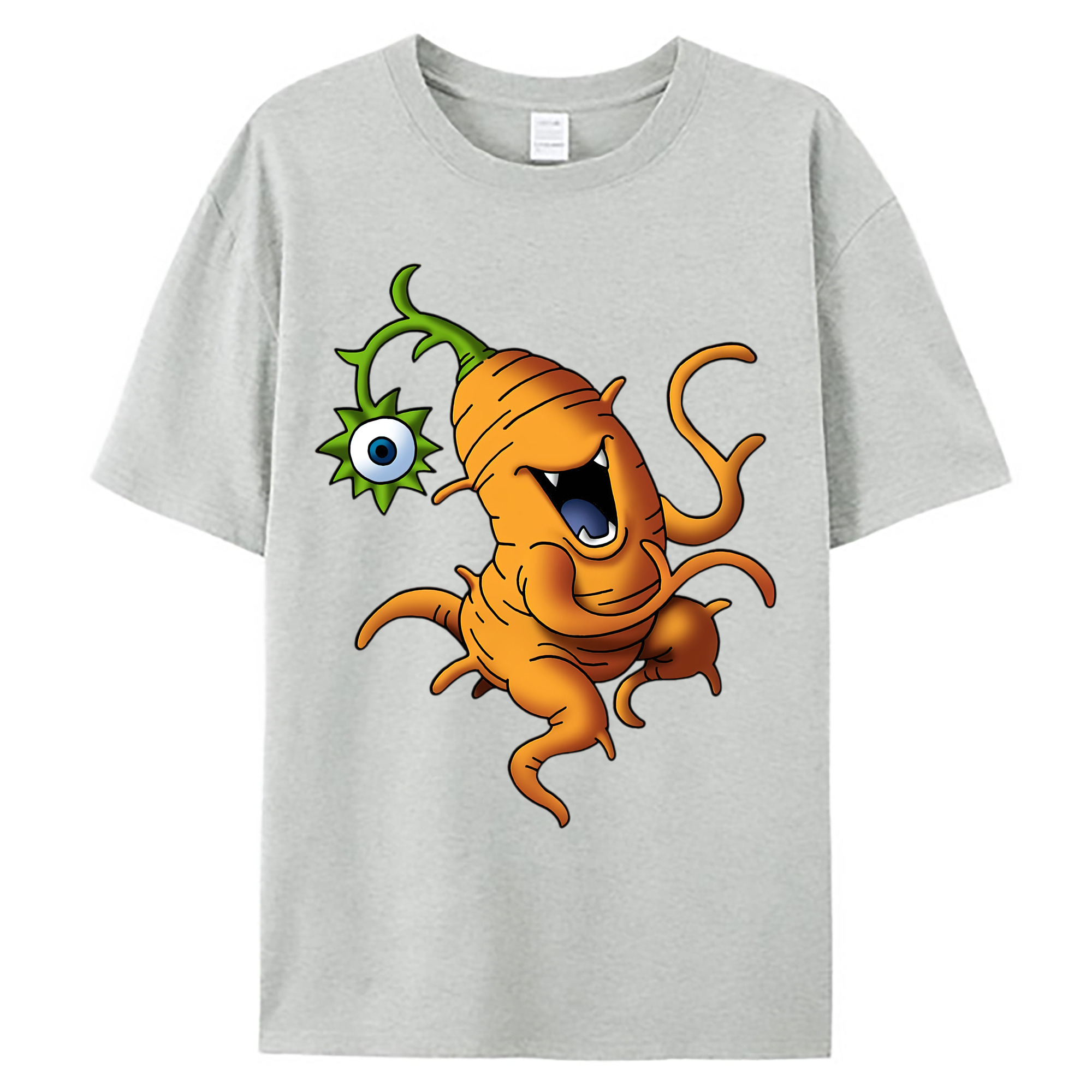 （画像用） ドラゴンクエスト Doragon Kuesuto Dragon Quest 綿100％ メンズ半袖Tシャツ｜肌触りやわらか＆通気性