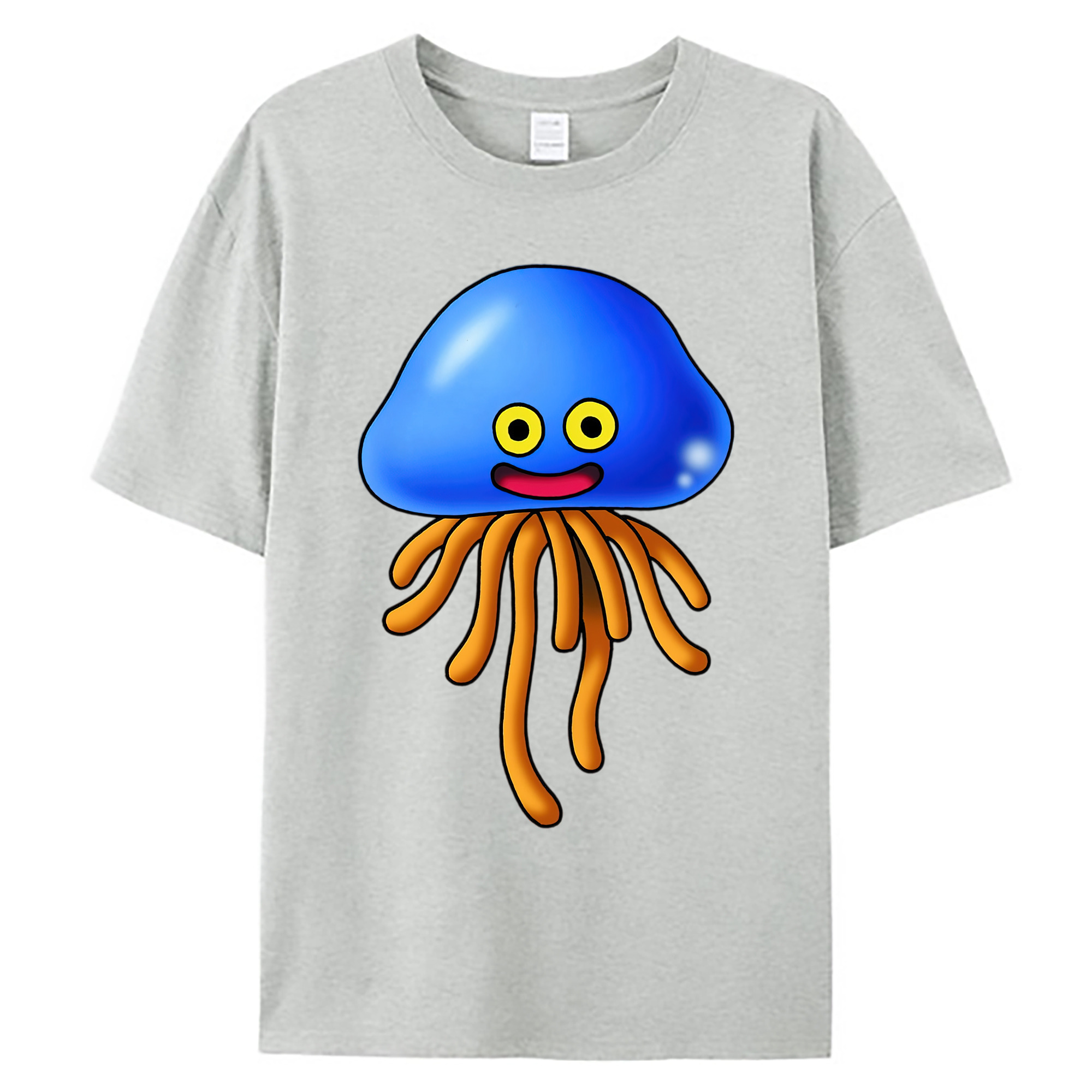 （画像用） ドラゴンクエスト Doragon Kuesuto Dragon Quest 綿100％ メンズ半袖Tシャツ｜肌触りやわらか＆通気性
