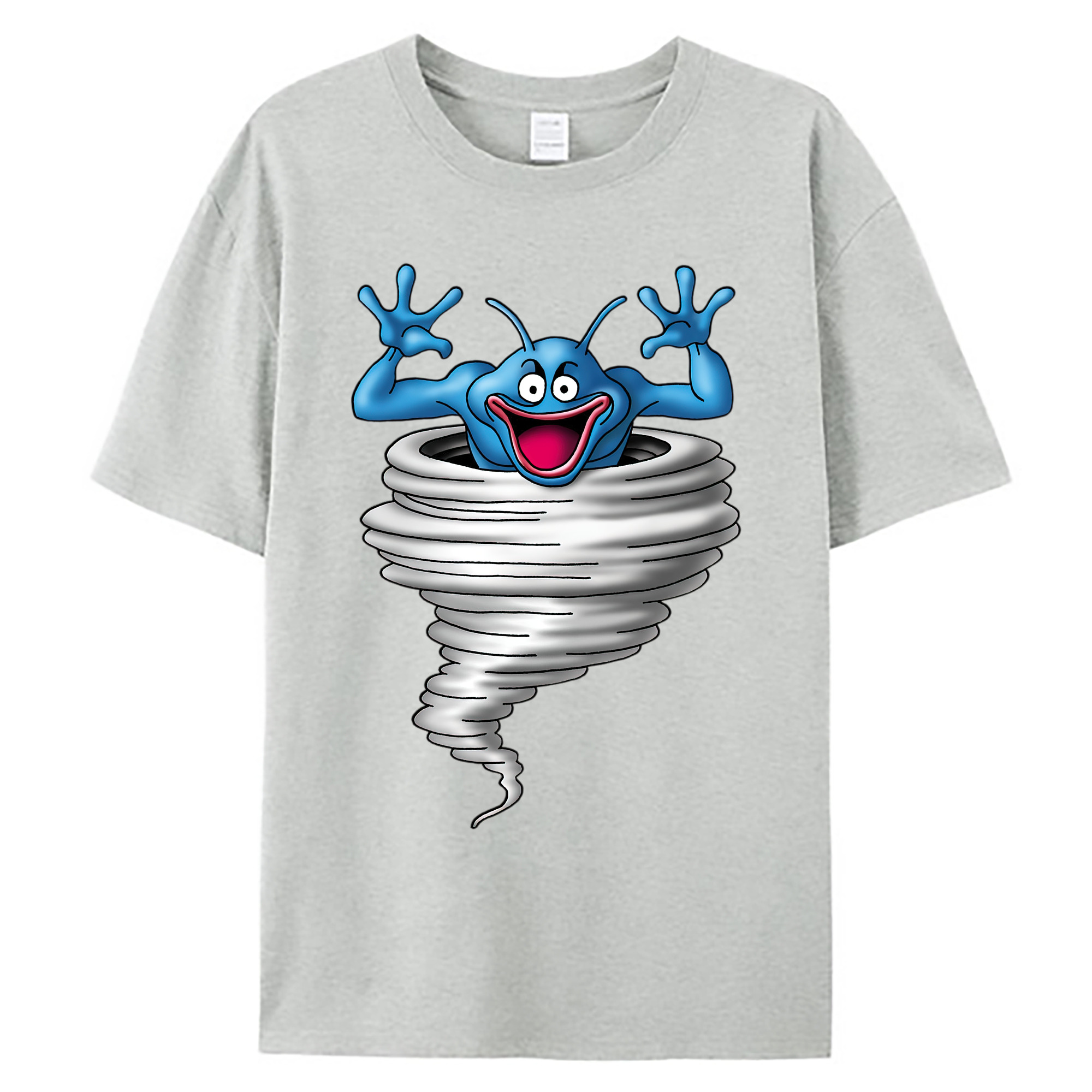 （画像用） ドラゴンクエスト Doragon Kuesuto Dragon Quest 綿100％ メンズ半袖Tシャツ｜肌触りやわらか＆通気性