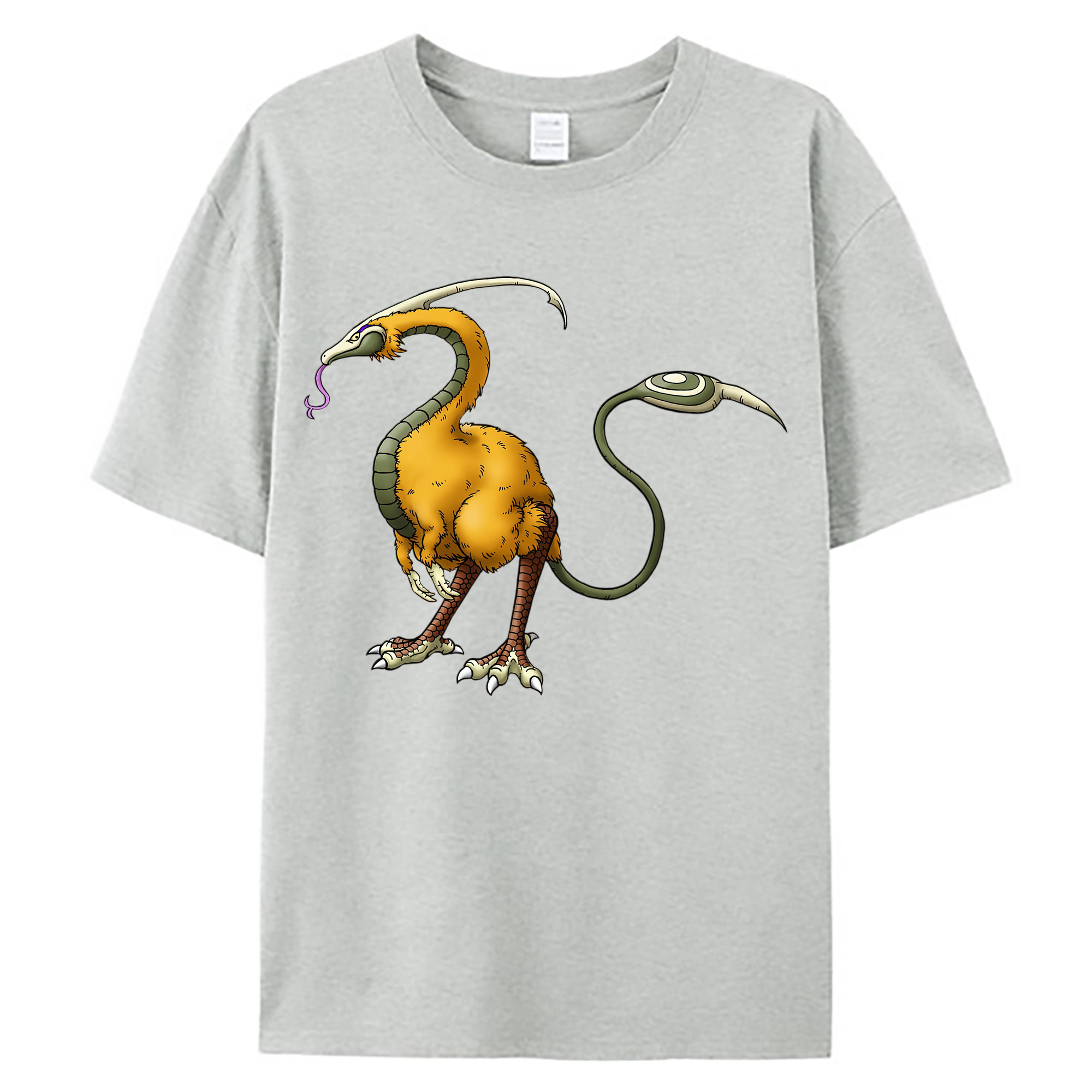 （画像用） ドラゴンクエスト Doragon Kuesuto Dragon Quest 綿100％ メンズ半袖Tシャツ｜肌触りやわらか＆通気性