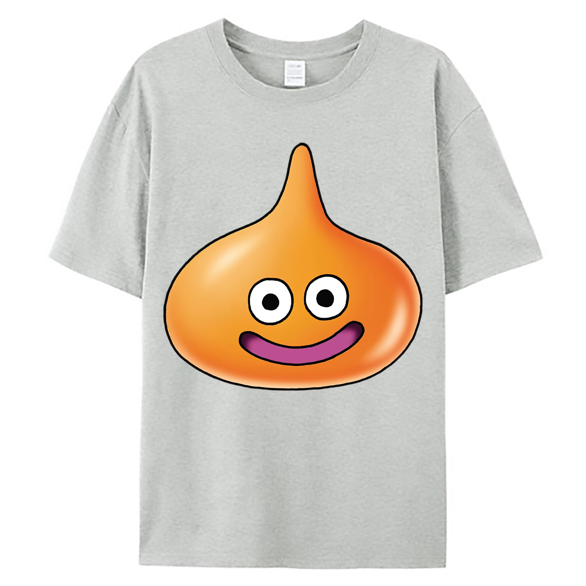 （画像用） ドラゴンクエスト Doragon Kuesuto Dragon Quest 綿100％ メンズ半袖Tシャツ｜肌触りやわらか＆通気性