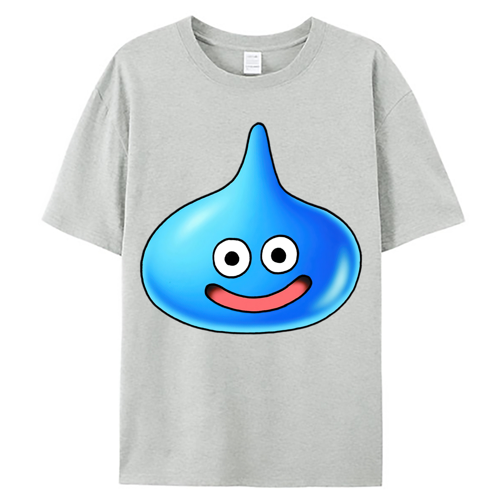 （画像用） ドラゴンクエスト Doragon Kuesuto Dragon Quest 綿100％ メンズ半袖Tシャツ｜肌触りやわらか＆通気性