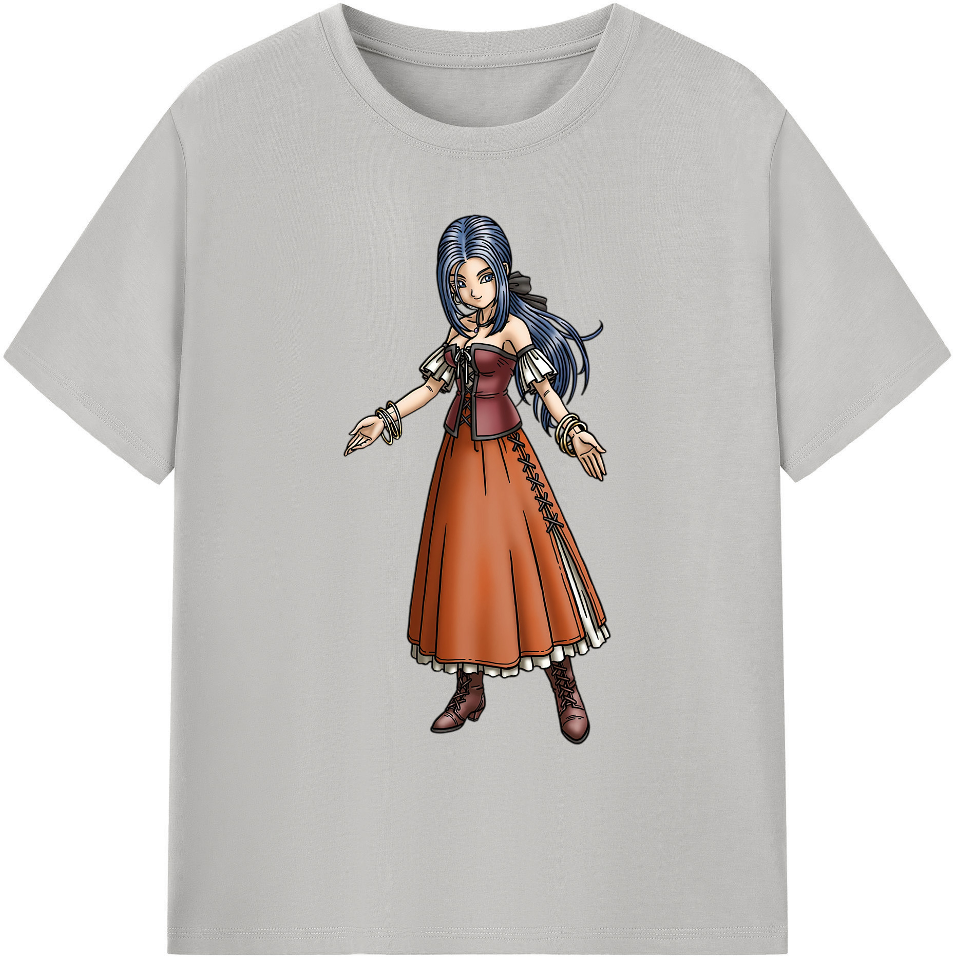 （画像用） ドラゴンクエスト Doragon Kuesuto Dragon Quest 綿100％ メンズ半袖Tシャツ｜肌触りやわらか＆通気性