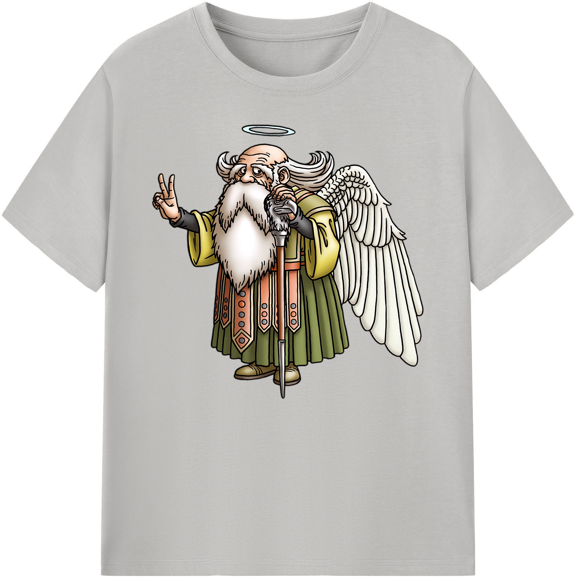 （画像用） ドラゴンクエスト Doragon Kuesuto Dragon Quest 綿100％ メンズ半袖Tシャツ｜肌触りやわらか＆通気性