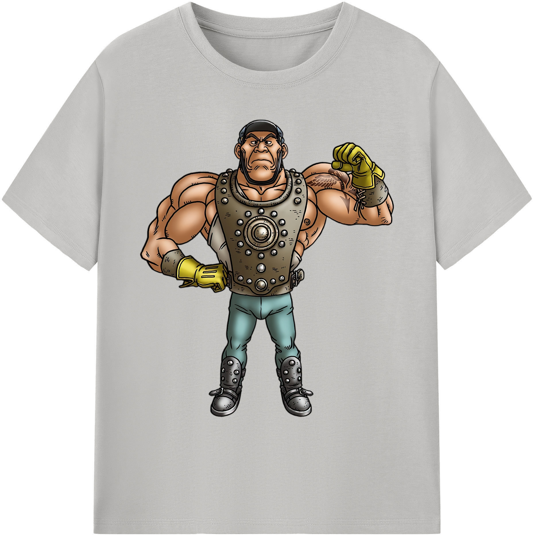 （画像用） ドラゴンクエスト Doragon Kuesuto Dragon Quest 綿100％ メンズ半袖Tシャツ｜肌触りやわらか＆通気性