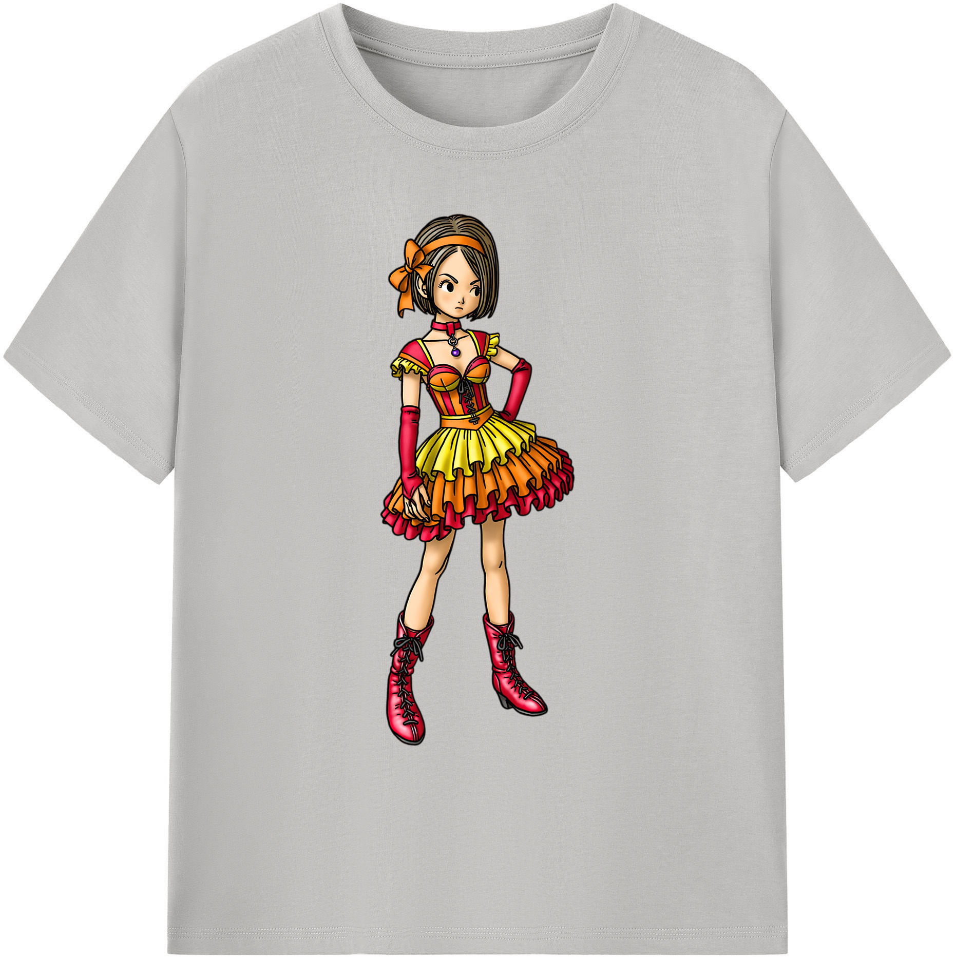 （画像用） ドラゴンクエスト Doragon Kuesuto Dragon Quest 綿100％ メンズ半袖Tシャツ｜肌触りやわらか＆通気性