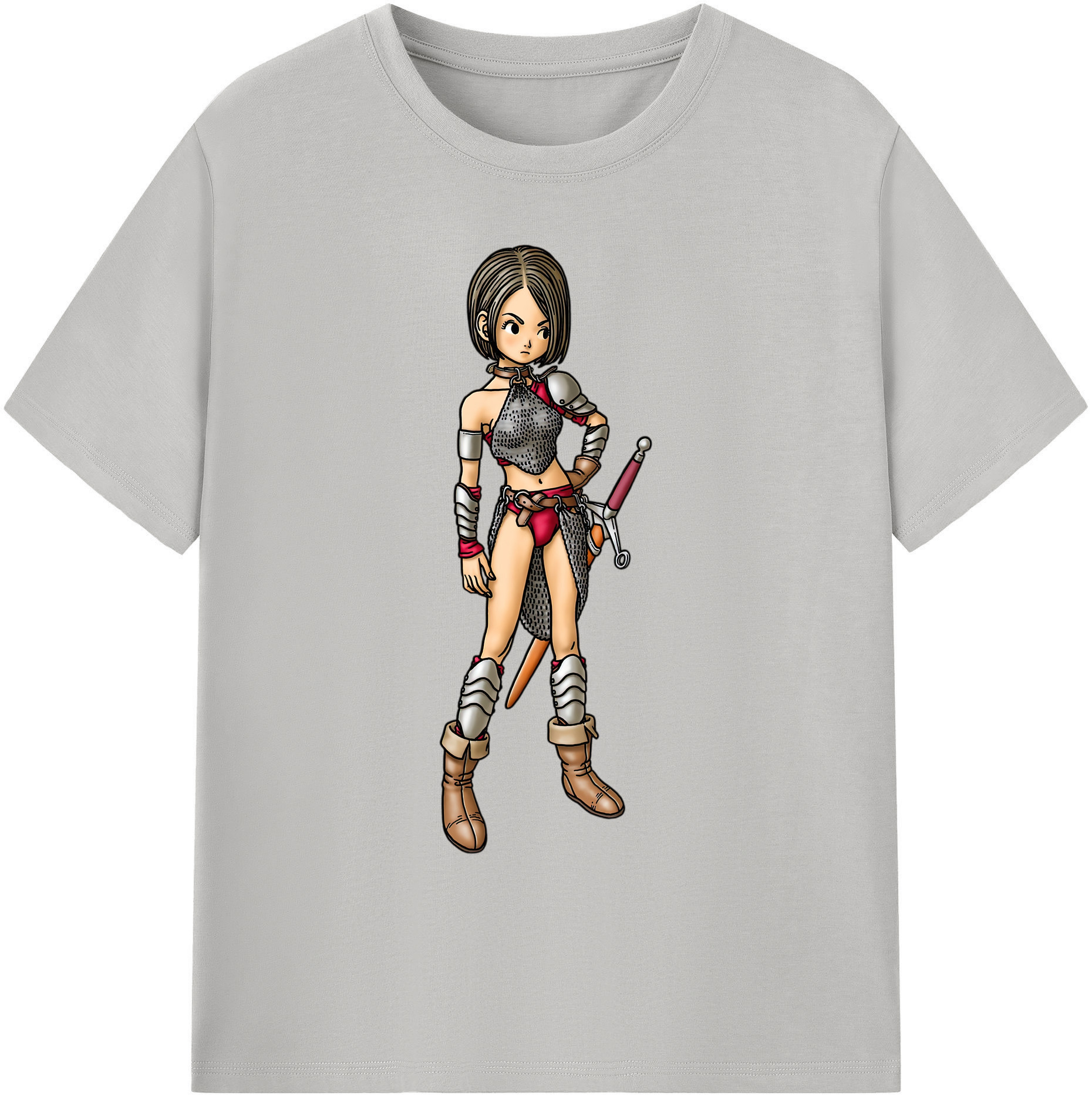 （画像用） ドラゴンクエスト Doragon Kuesuto Dragon Quest 綿100％ メンズ半袖Tシャツ｜肌触りやわらか＆通気性