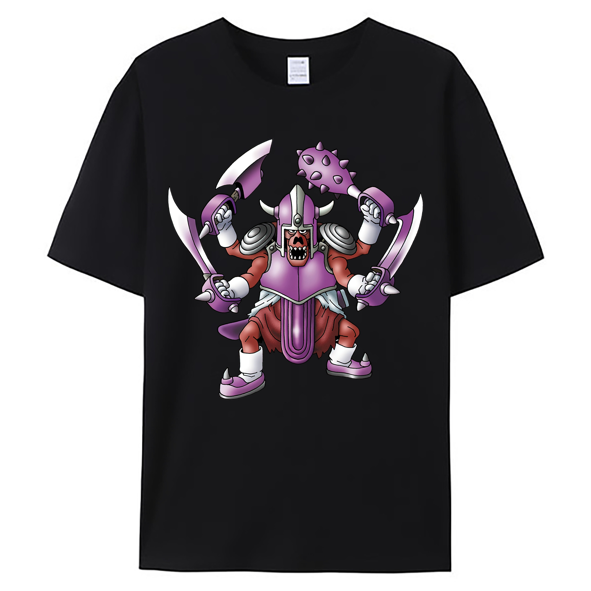 （画像用） ドラゴンクエスト Doragon Kuesuto Dragon Quest 綿100％ メンズ半袖Tシャツ｜肌触りやわらか＆通気性