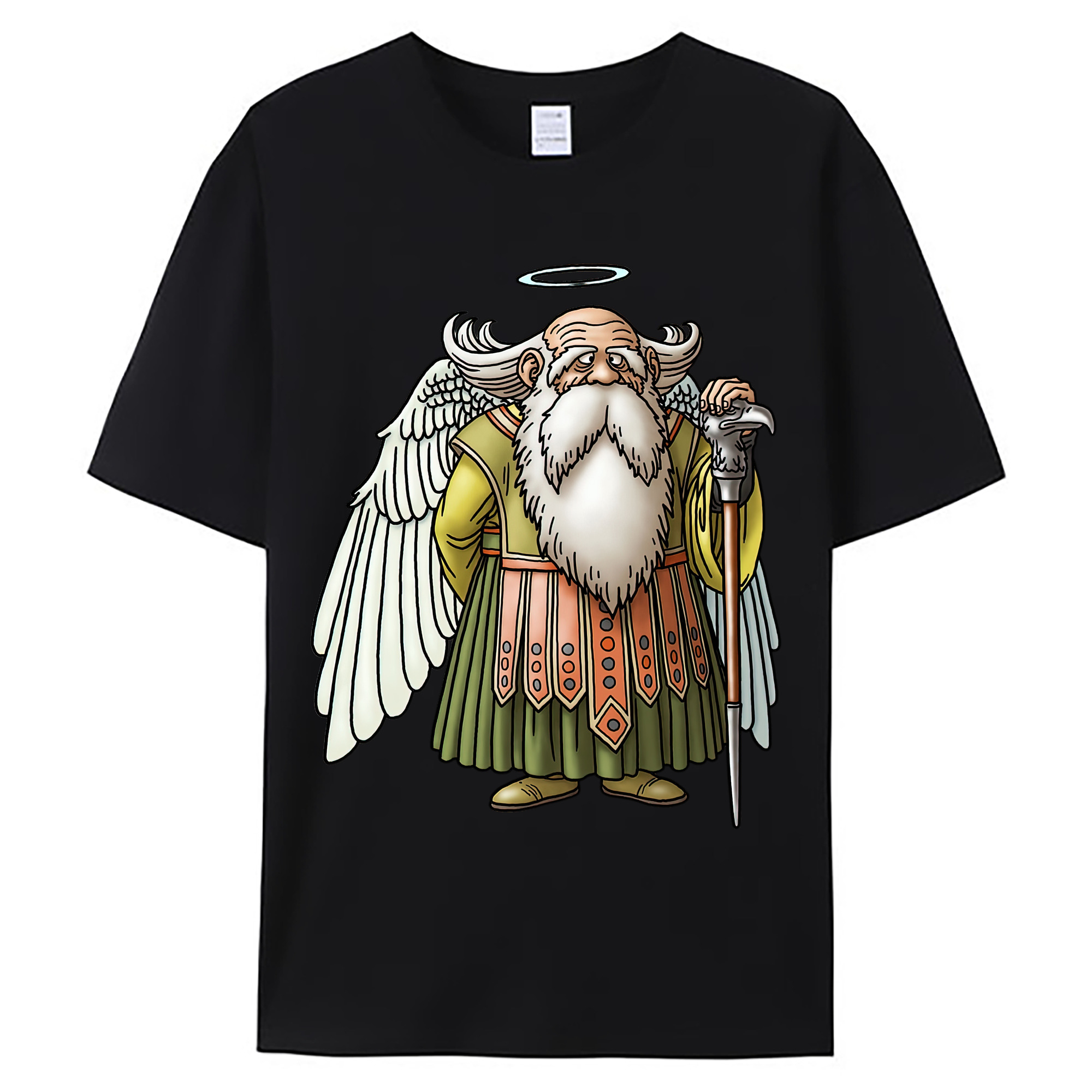（画像用） ドラゴンクエスト Doragon Kuesuto Dragon Quest 綿100％ メンズ半袖Tシャツ｜肌触りやわらか＆通気性