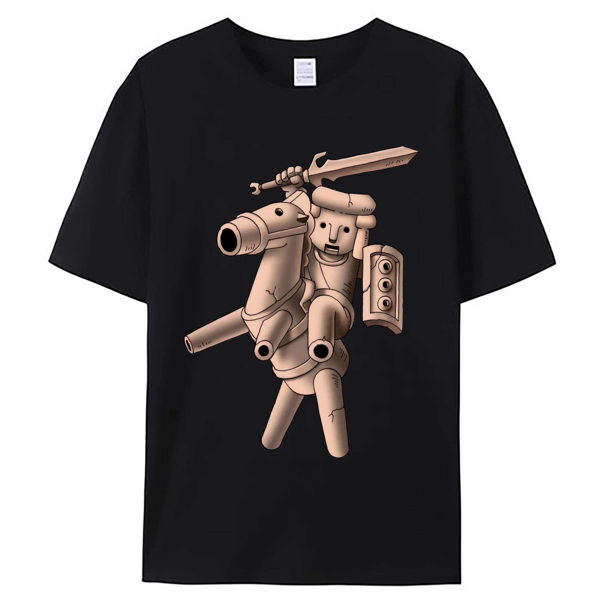 （画像用） ドラゴンクエスト Doragon Kuesuto Dragon Quest 綿100％ メンズ半袖Tシャツ｜肌触りやわらか＆通気性