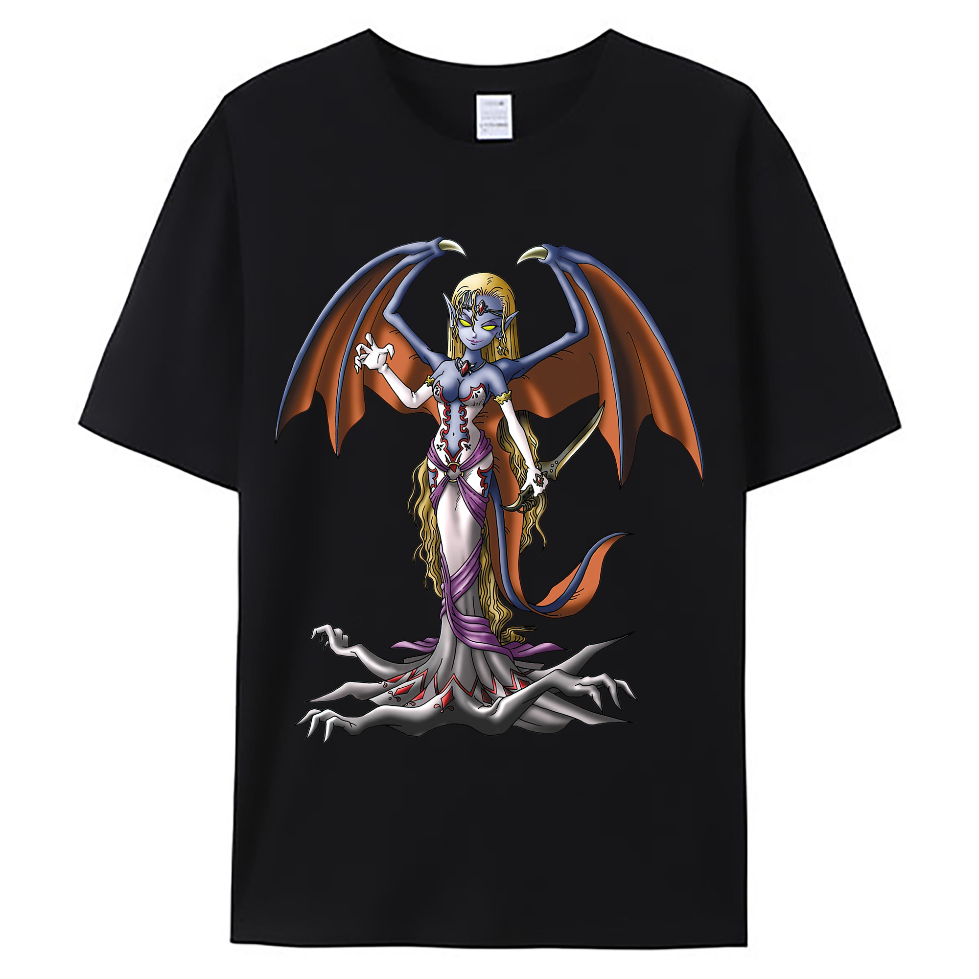 （画像用） ドラゴンクエスト Doragon Kuesuto Dragon Quest 綿100％ メンズ半袖Tシャツ｜肌触りやわらか＆通気性