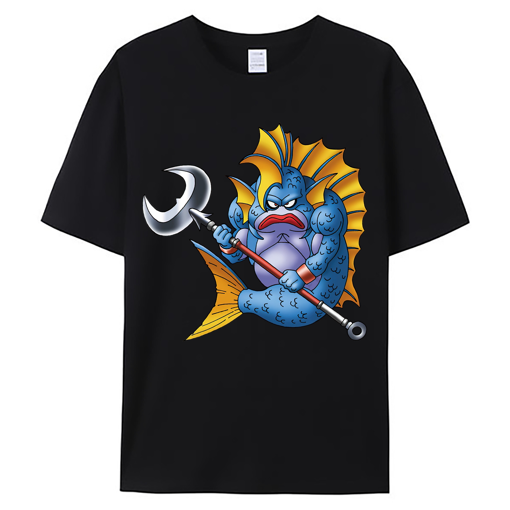 （画像用） ドラゴンクエスト Doragon Kuesuto Dragon Quest 綿100％ メンズ半袖Tシャツ｜肌触りやわらか＆通気性