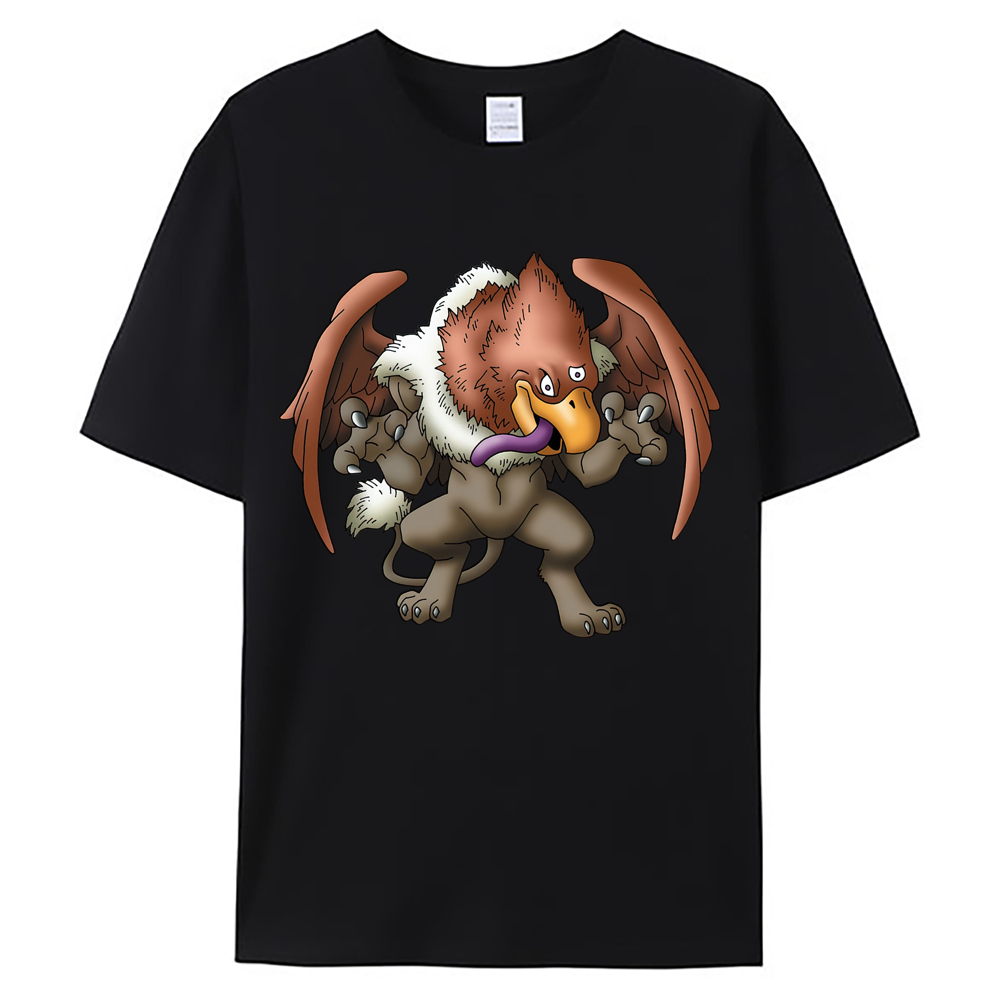 （画像用） ドラゴンクエスト Doragon Kuesuto Dragon Quest 綿100％ メンズ半袖Tシャツ｜肌触りやわらか＆通気性
