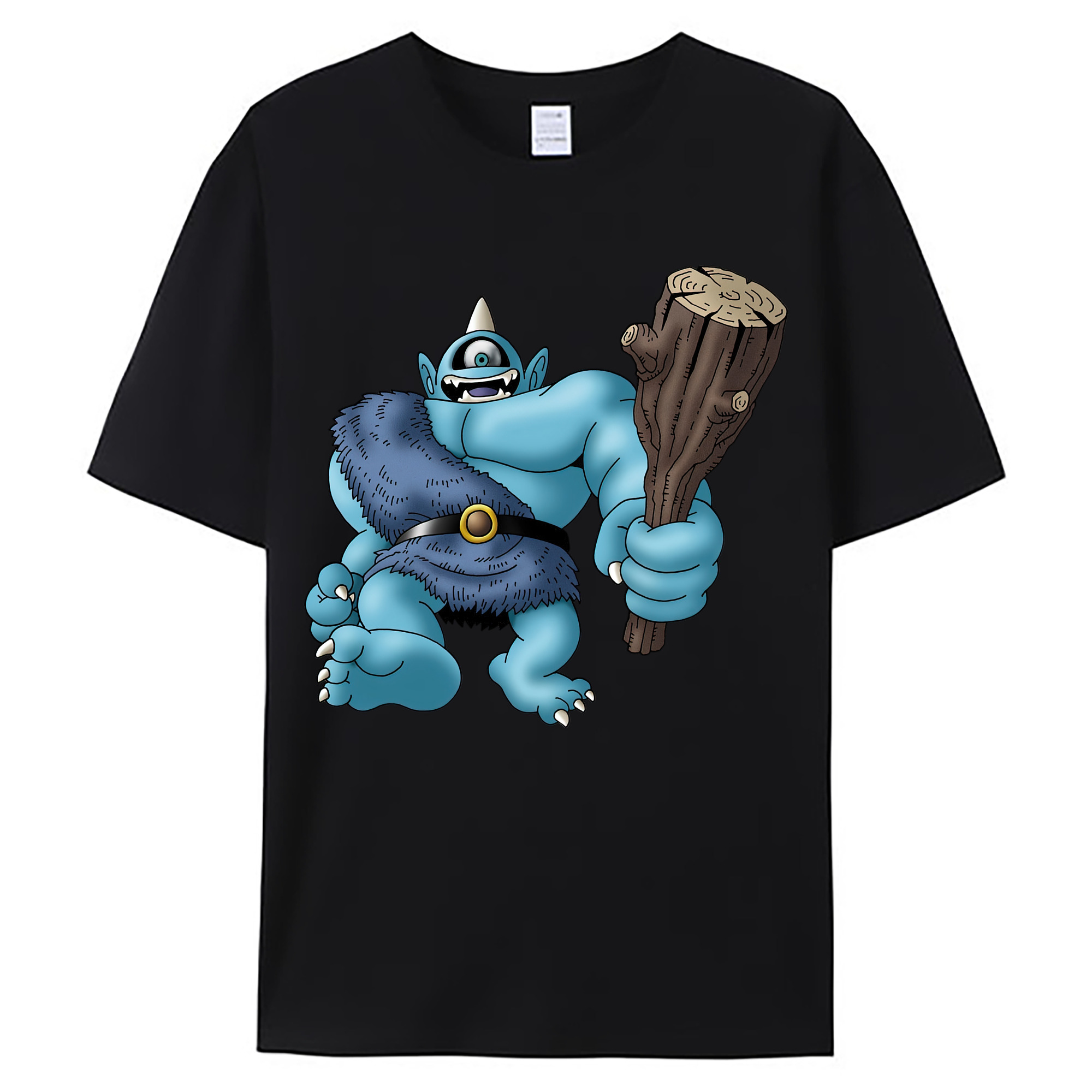 （画像用） ドラゴンクエスト Doragon Kuesuto Dragon Quest 綿100％ メンズ半袖Tシャツ｜肌触りやわらか＆通気性