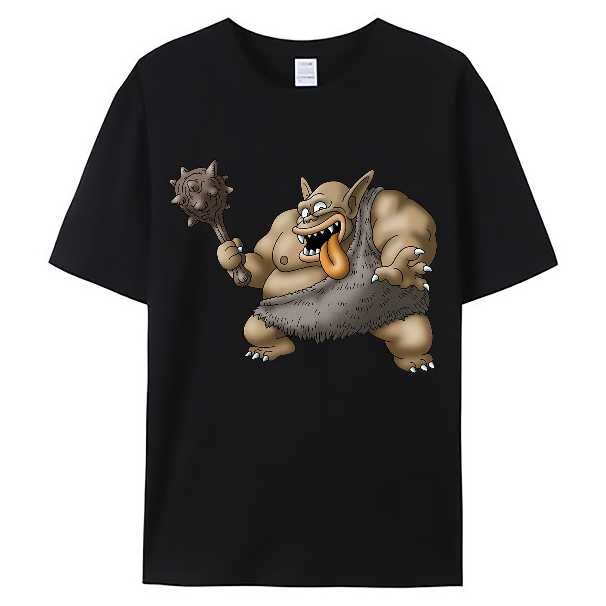 （画像用） ドラゴンクエスト Doragon Kuesuto Dragon Quest 綿100％ メンズ半袖Tシャツ｜肌触りやわらか＆通気性