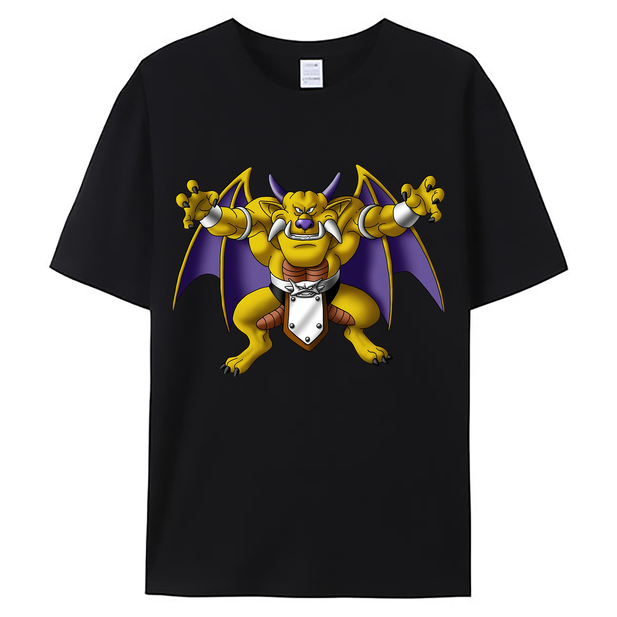 （画像用） ドラゴンクエスト Doragon Kuesuto Dragon Quest 綿100％ メンズ半袖Tシャツ｜肌触りやわらか＆通気性