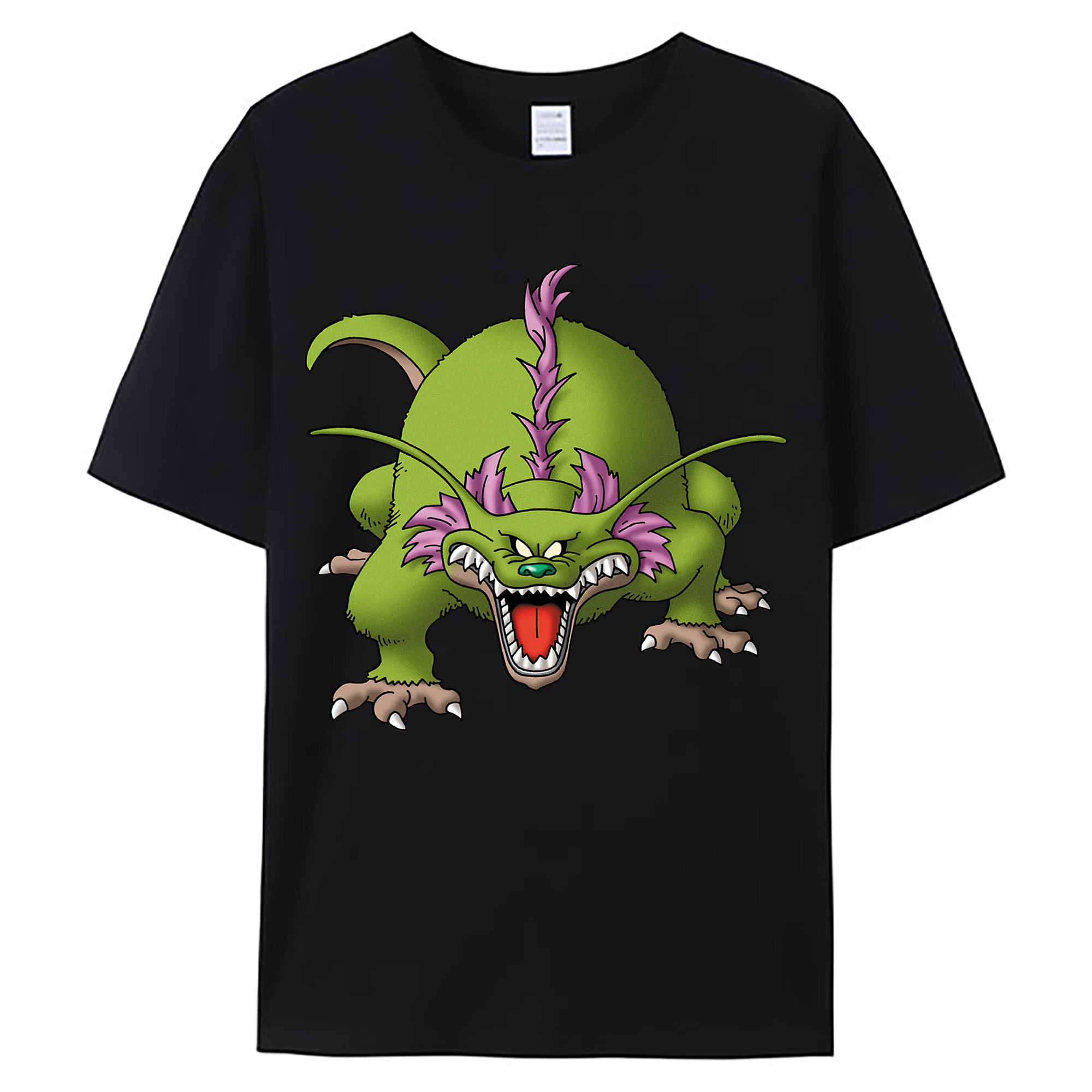 （画像用） ドラゴンクエスト Doragon Kuesuto Dragon Quest 綿100％ メンズ半袖Tシャツ｜肌触りやわらか＆通気性