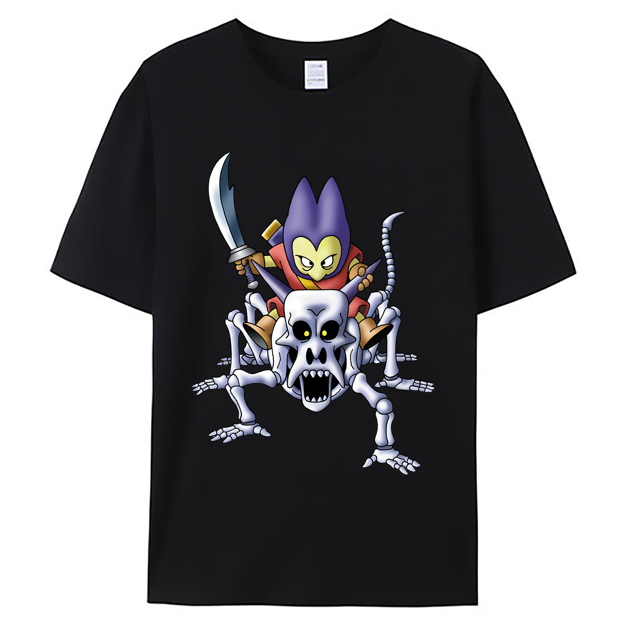 （画像用） ドラゴンクエスト Doragon Kuesuto Dragon Quest 綿100％ メンズ半袖Tシャツ｜肌触りやわらか＆通気性