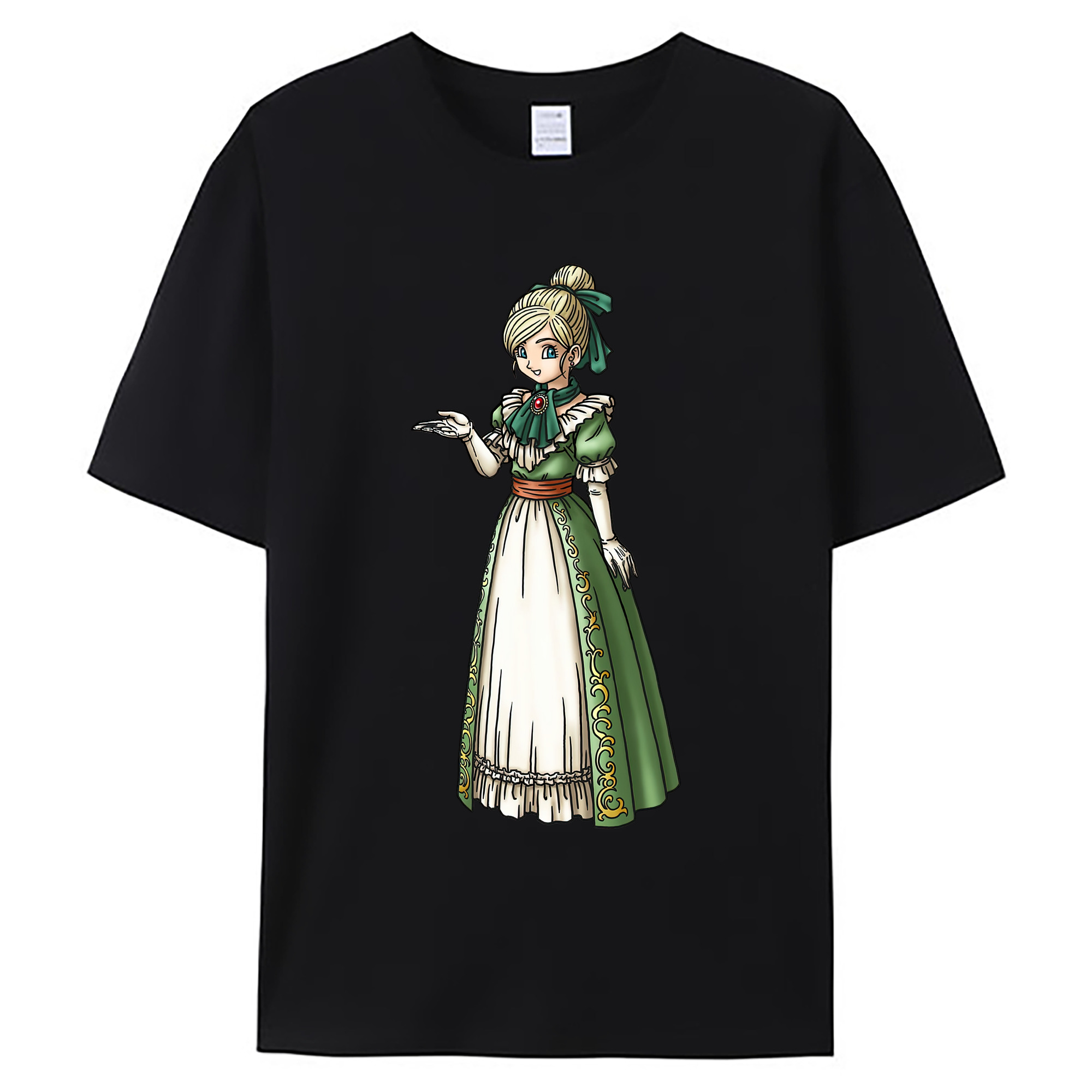 （画像用） ドラゴンクエスト Doragon Kuesuto Dragon Quest 綿100％ メンズ半袖Tシャツ｜肌触りやわらか＆通気性