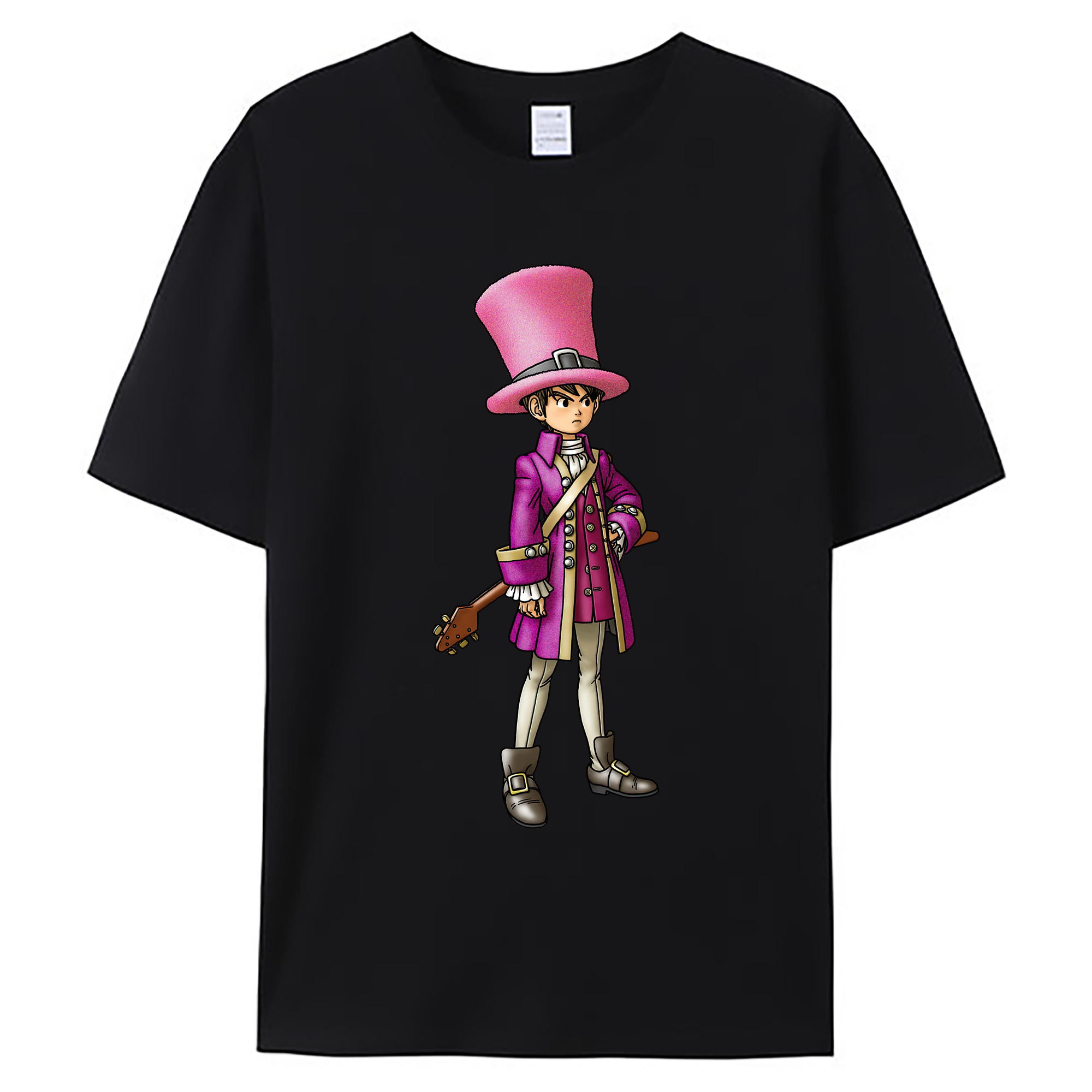 （画像用） ドラゴンクエスト Doragon Kuesuto Dragon Quest 綿100％ メンズ半袖Tシャツ｜肌触りやわらか＆通気性