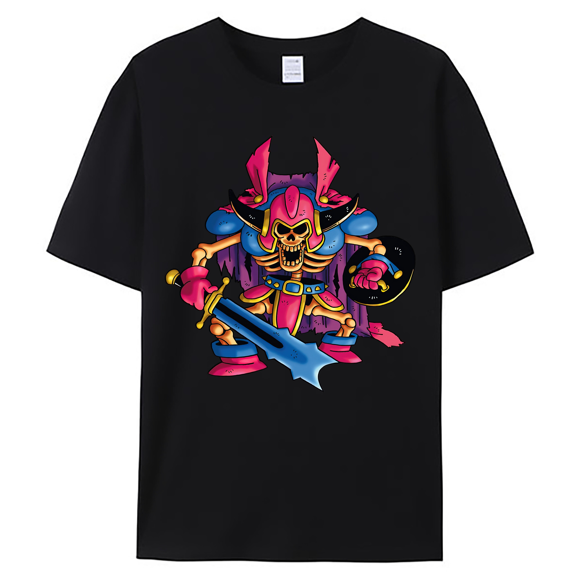 （画像用） ドラゴンクエスト Doragon Kuesuto Dragon Quest 綿100％ メンズ半袖Tシャツ｜肌触りやわらか＆通気性