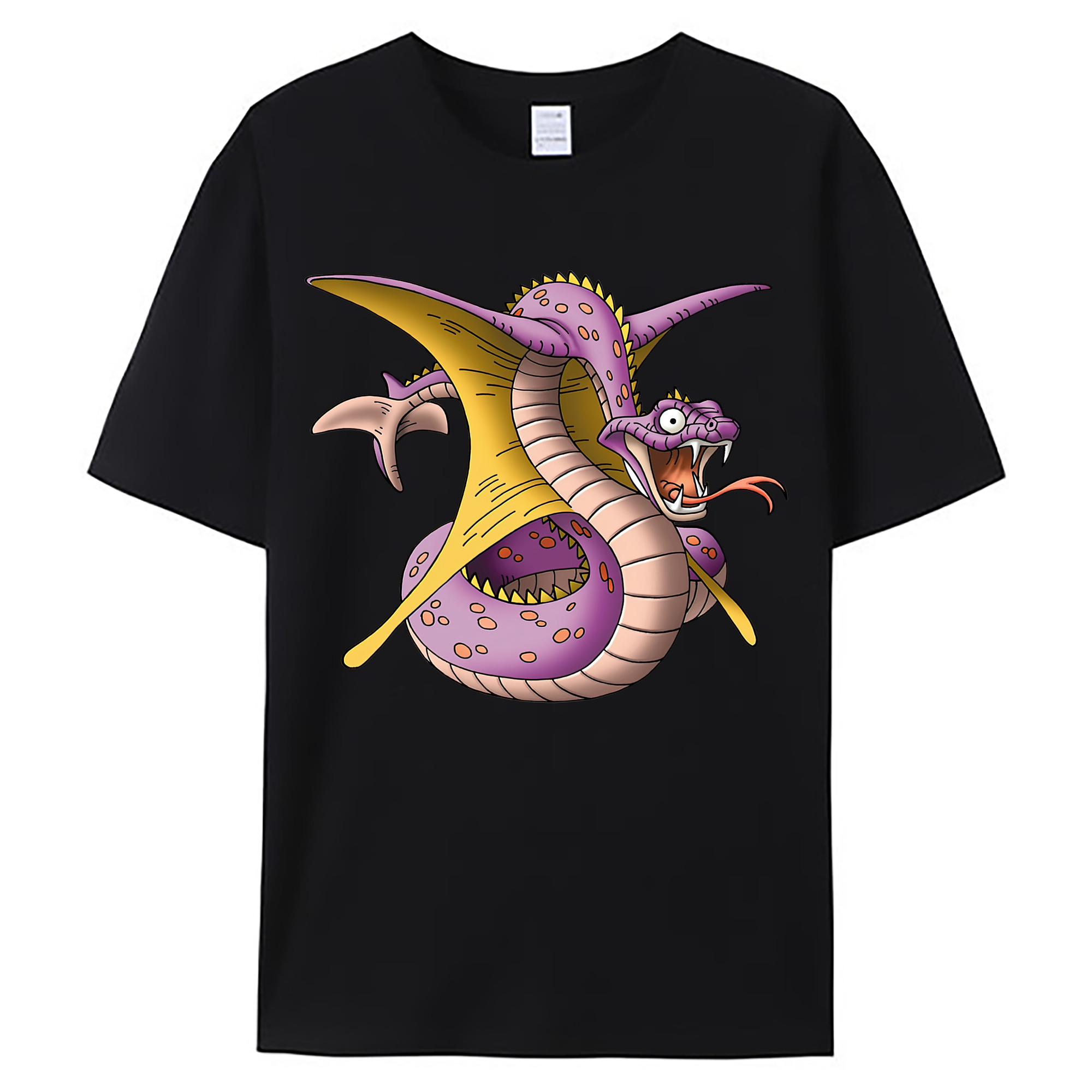 （画像用） ドラゴンクエスト Doragon Kuesuto Dragon Quest 綿100％ メンズ半袖Tシャツ｜肌触りやわらか＆通気性
