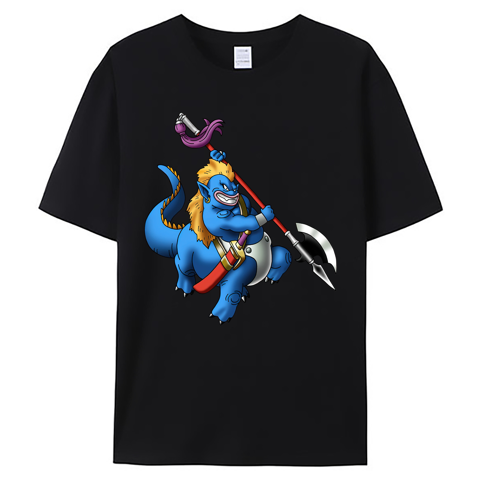 （画像用） ドラゴンクエスト Doragon Kuesuto Dragon Quest 綿100％ メンズ半袖Tシャツ｜肌触りやわらか＆通気性