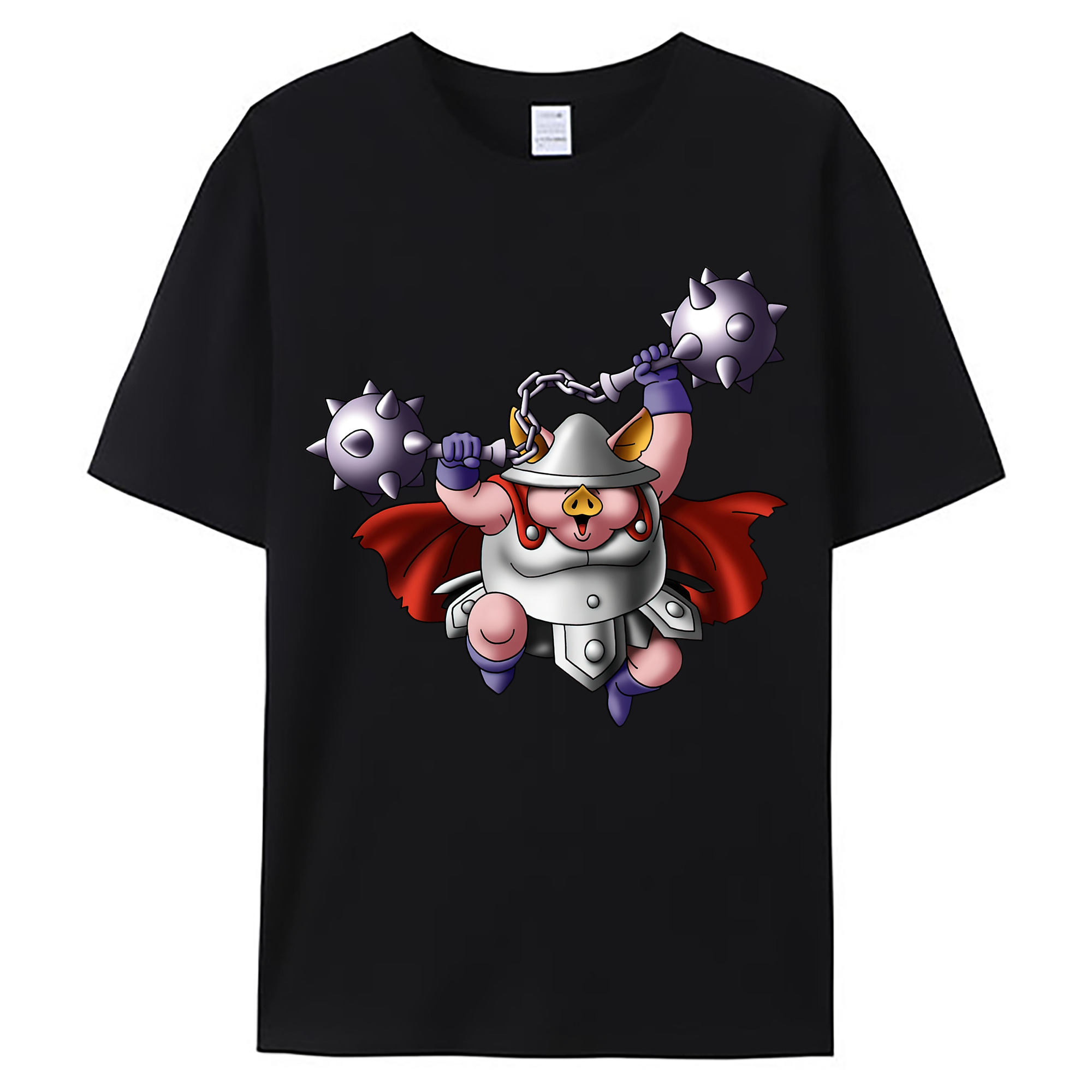 （画像用） ドラゴンクエスト Doragon Kuesuto Dragon Quest 綿100％ メンズ半袖Tシャツ｜肌触りやわらか＆通気性